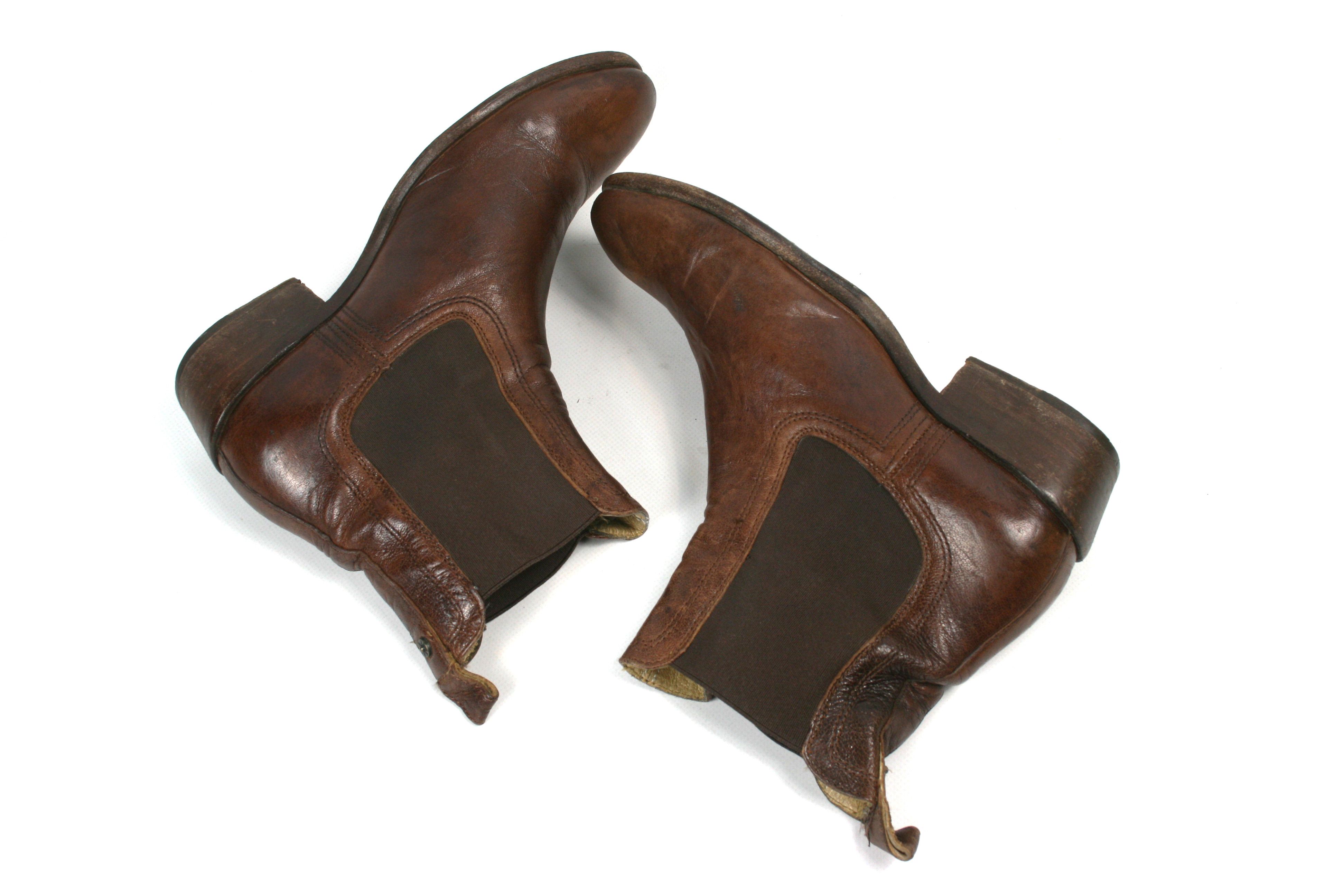 Frye Carson Leather Ankle Cowboy Boots Size US 9.5 / IT 39.5 - 8 Thumbnail
