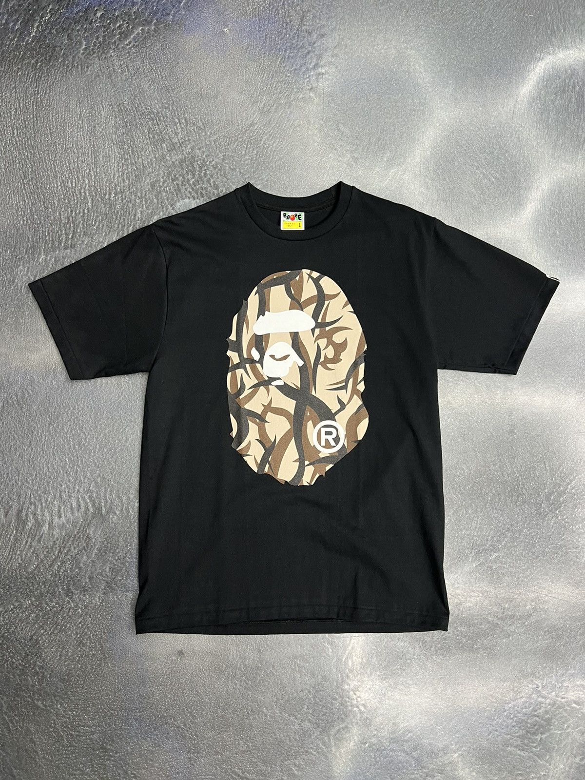 Bape Bape Trial Camo Big Ape Head T-Shirt Size US L / EU 52-54 / 3 - 1 Thumbnail