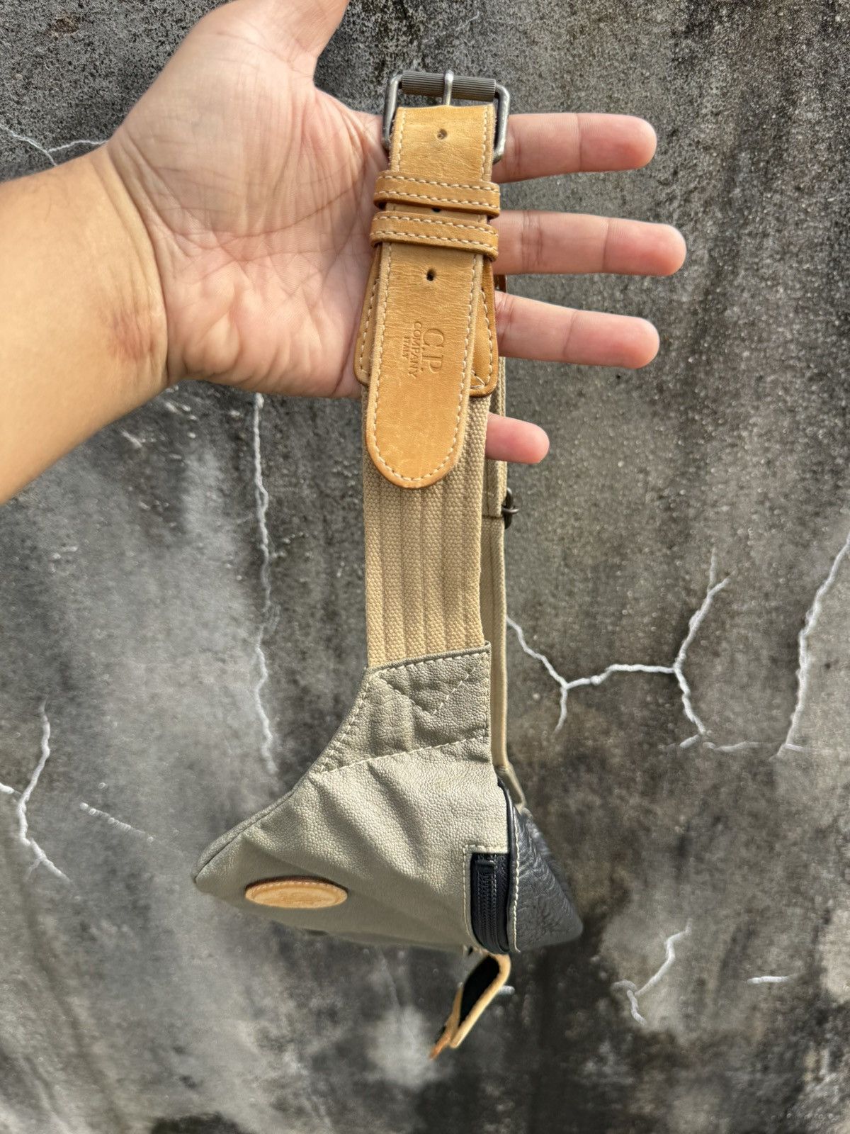 C.P. Company × Massimo Osti × Vintage c.p company waist bag leather Size ONE SIZE - 5 Thumbnail