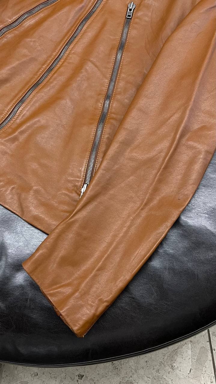 Maison Margiela 5 Zip Leather Jacket Size US L / EU 52-54 / 3 - 6 Thumbnail