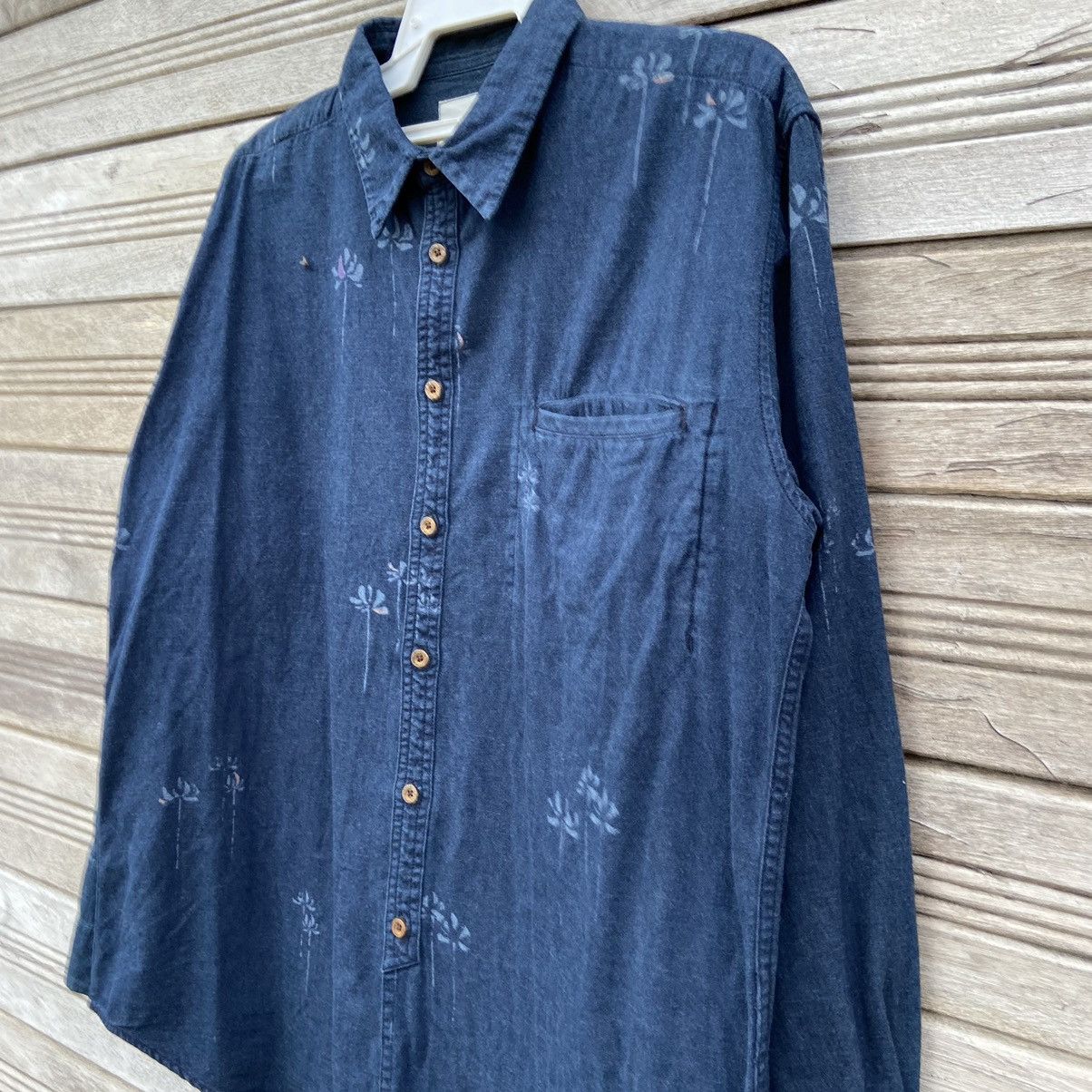 Japanese Brand Nice Design 🔥 Japanese Brand LongSleeve Shirt Size US XL / EU 56 / 4 - 3 Thumbnail