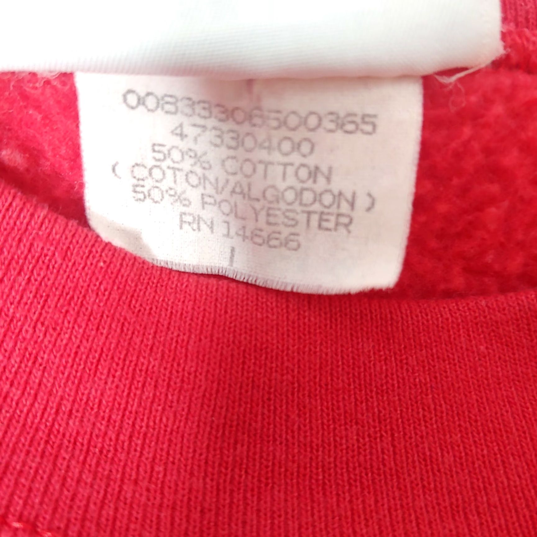 Lee VINTAGE Lee Sweatshirt Christmas Gift JESUS Red L Men Size US L / EU 52-54 / 3 - 7 Thumbnail