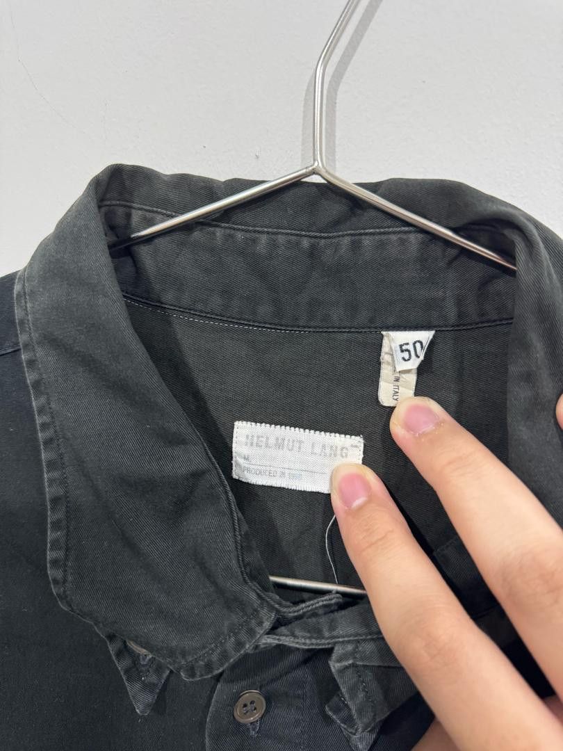 Helmut Lang Vintage 1998 Helmut Lang Initials Shirt Size US M / EU 48-50 / 2 - 4 Thumbnail