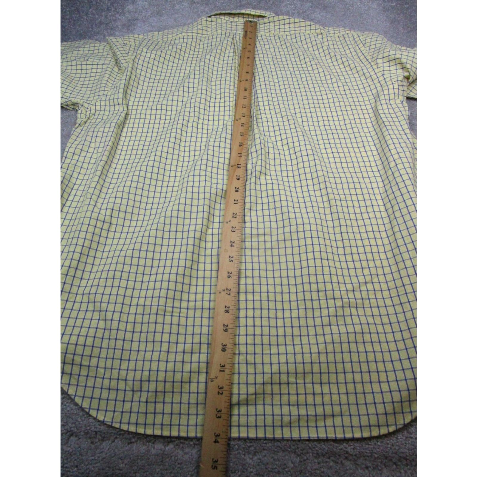 Ralph Lauren VINTAGE Ralph Lauren Shirt Mens XL Yellow Cotton Button Up Size US XL / EU 56 / 4 - 7 Thumbnail