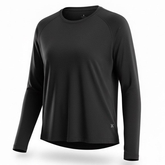 Lululemon Lululemon Women’s Black Long-Sleeve Performance Top Size M / US 6-8 / IT 42-44 - 1 Thumbnail