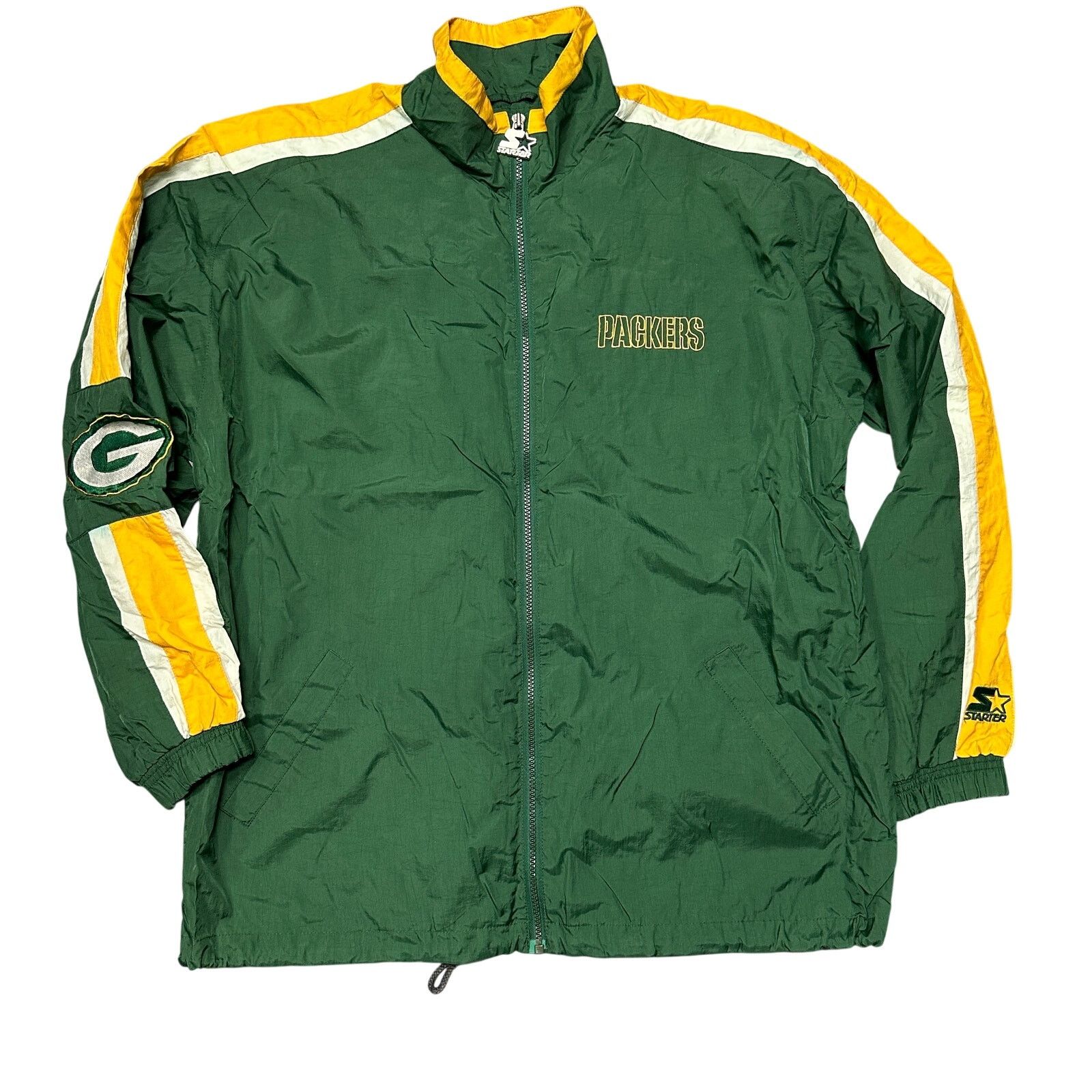 Starter VTG 90s Starter Green Bay Packers Windbreaker Jacket Large Size US L / EU 52-54 / 3 - 1 Thumbnail