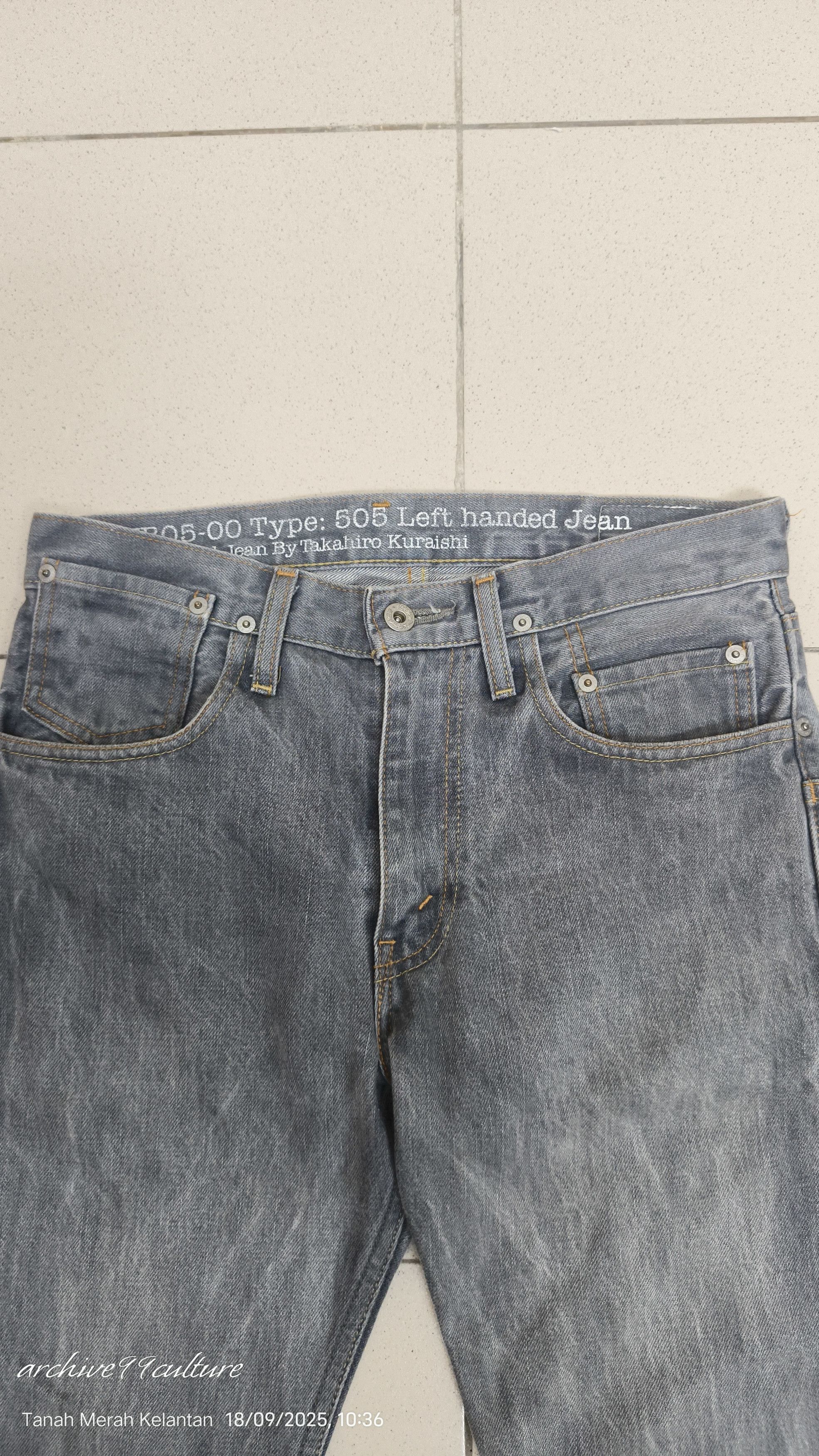 Takahiromiyashita The Soloist. Levi's® Lefty Jean L505 by Takahiro Kuraishi Size US 31 - 8 Thumbnail