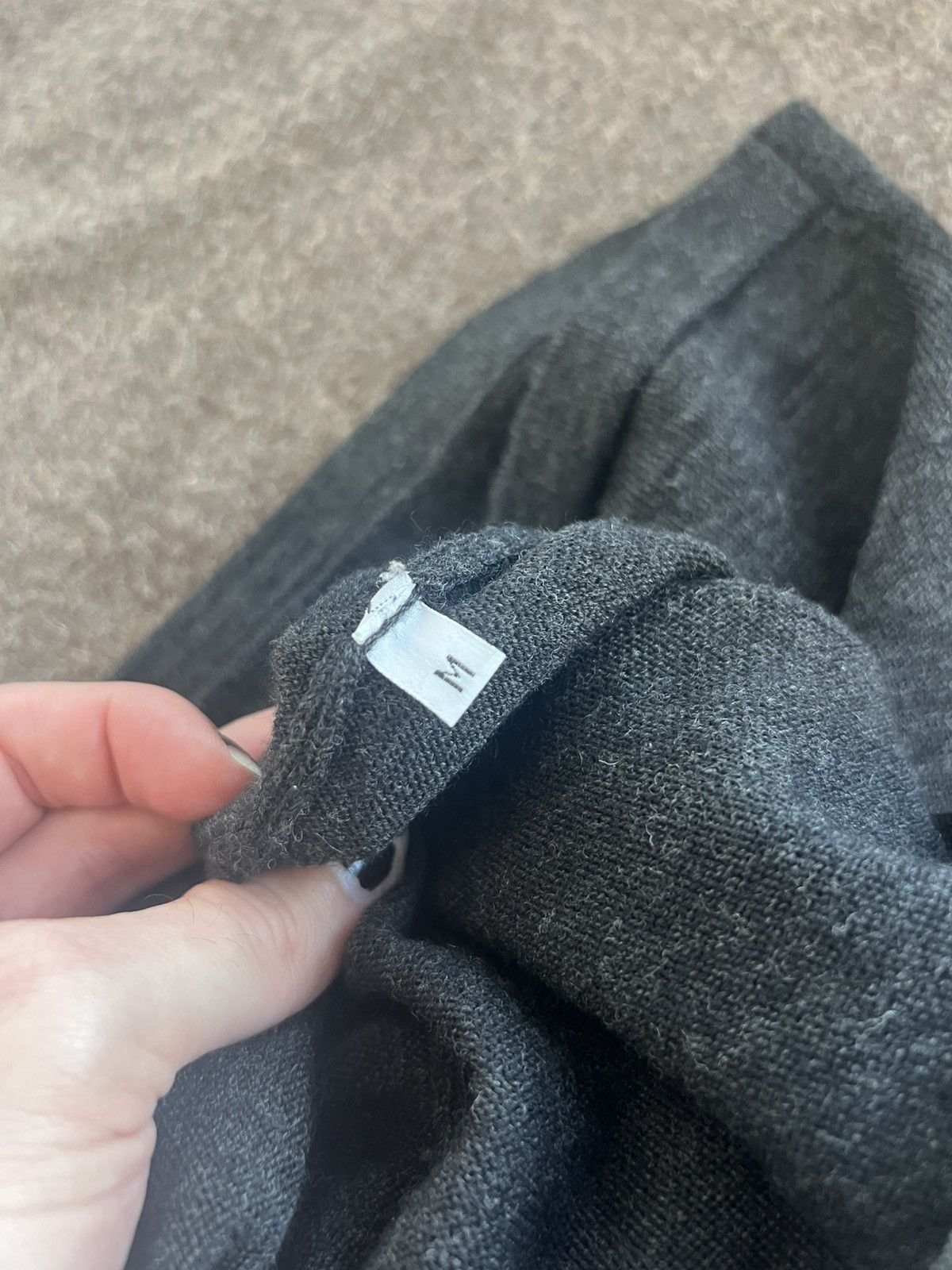 Maison Margiela 90s Runway Knit Inside-Out Skirt Size 28" / US 6 / IT 42 - 4 Thumbnail