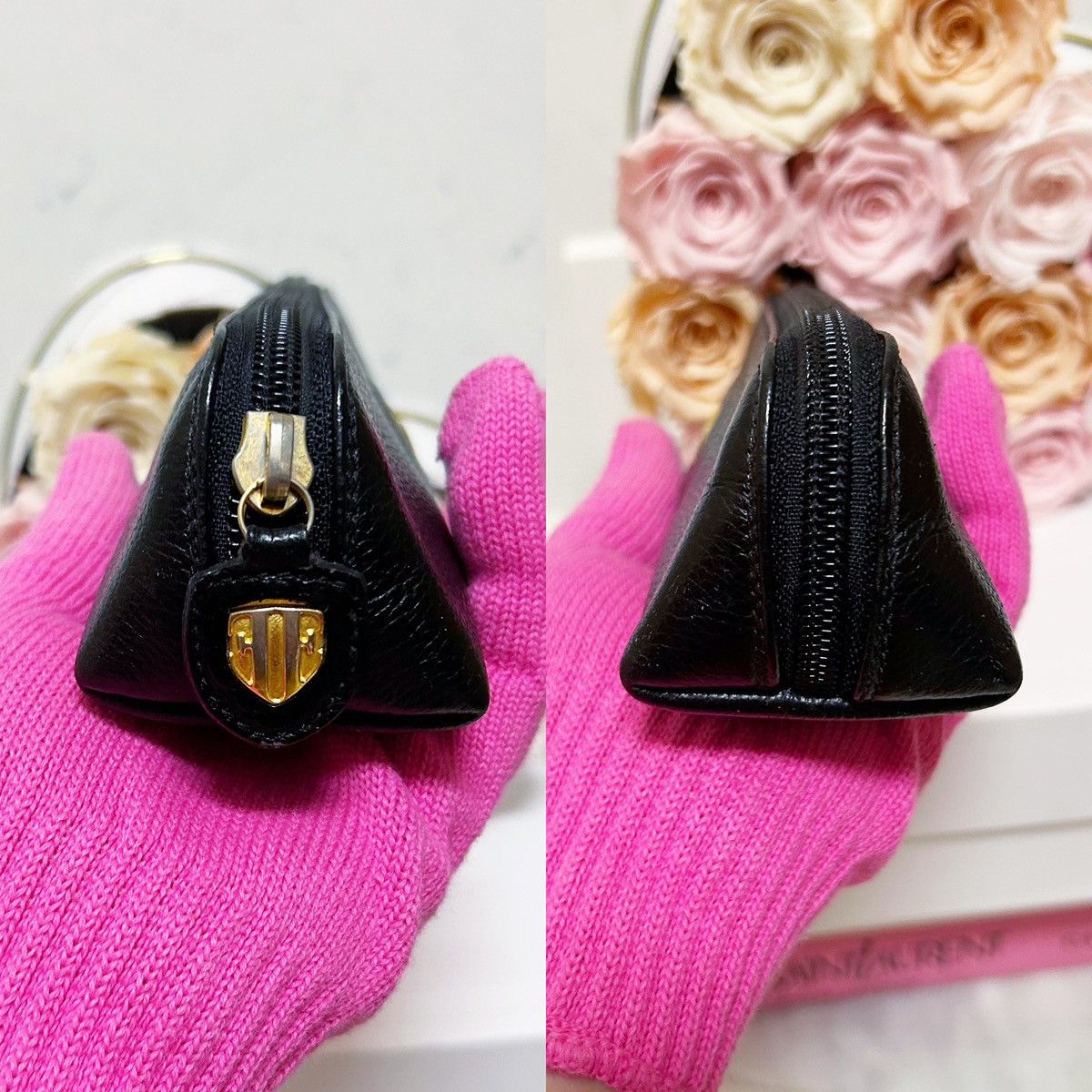 Escada Authentic Escada RARE Vintage Black Cosmetic / Pencil Bag Size ONE SIZE - 5 Thumbnail