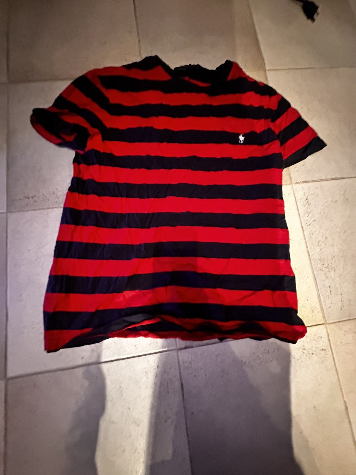 Polo Ralph Lauren Navy/Red Polo Ralph Lauren Striped Tee Size US L / EU 52-54 / 3 - 1 Thumbnail