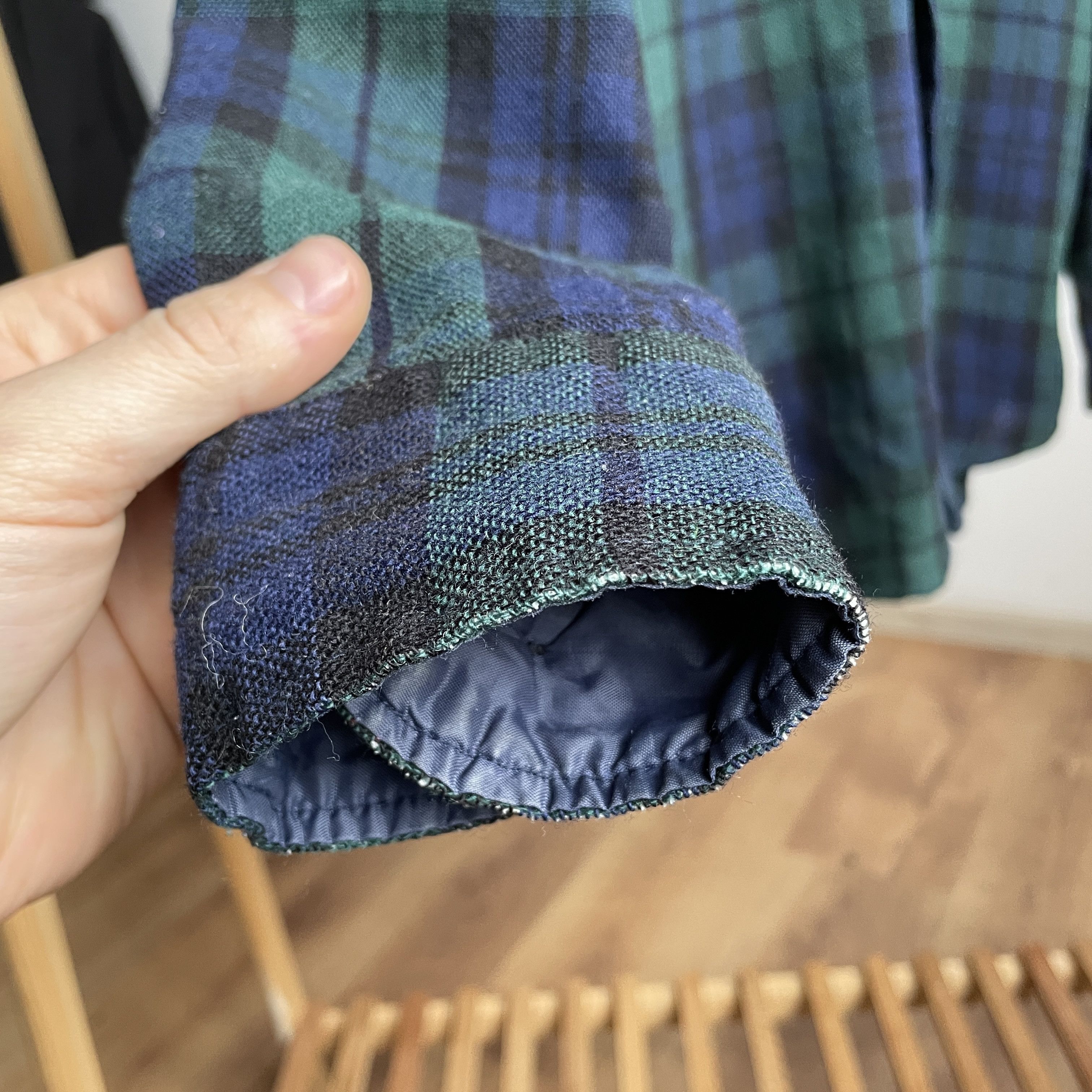 Sears Sears Roebuck Vintage 90's Wool Plaid Flannel Shirt Size US L / EU 52-54 / 3 - 5 Thumbnail
