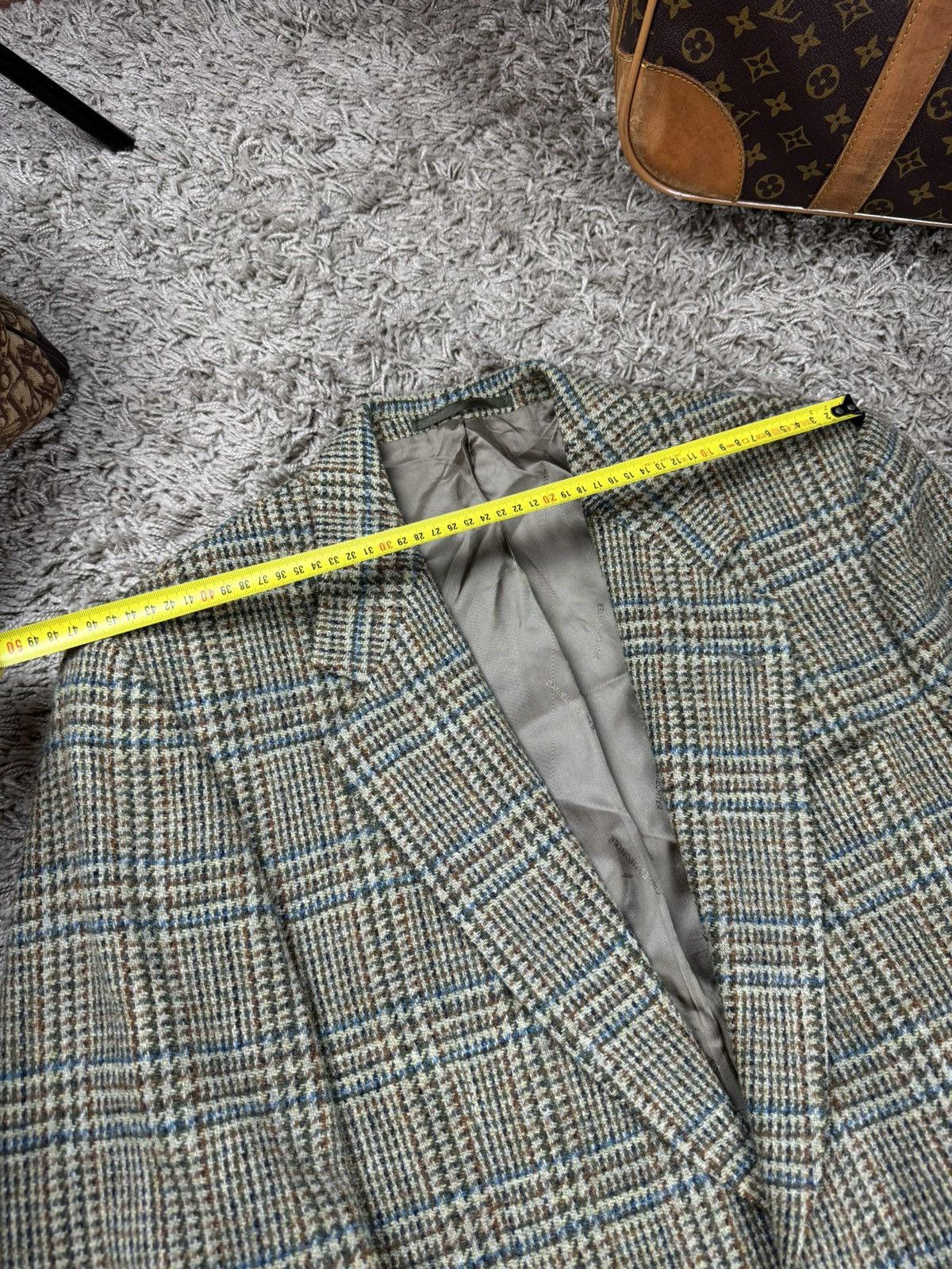Harris Tweed × Vintage Vintage wool blazer Harris Tweed 90s original luxury item Size 48L - 8 Thumbnail