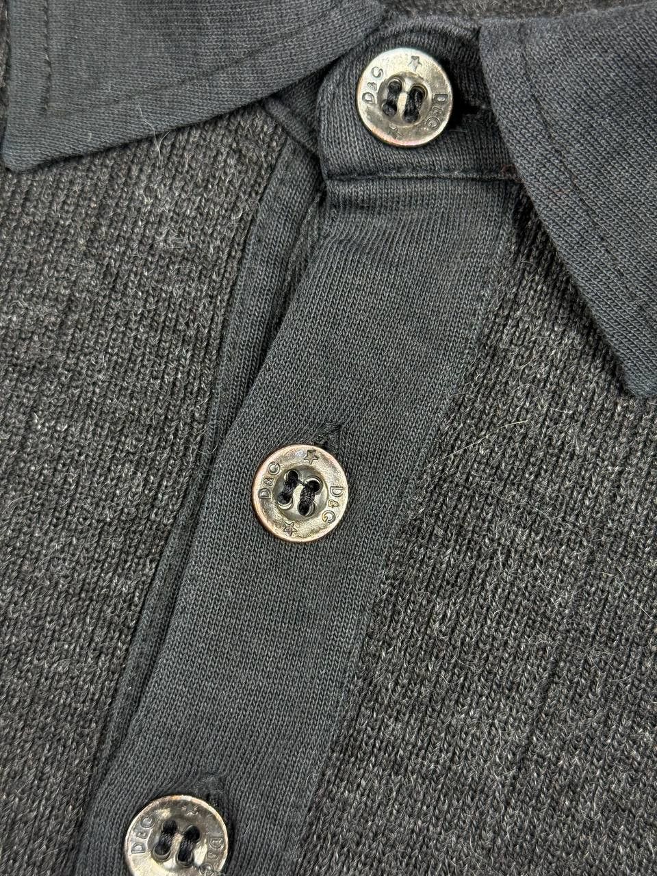 Dolce & Gabbana Dolce&Gabbana DG Wool Long Sleeve Polo Sweater Size US M / EU 48-50 / 2 - 4 Thumbnail