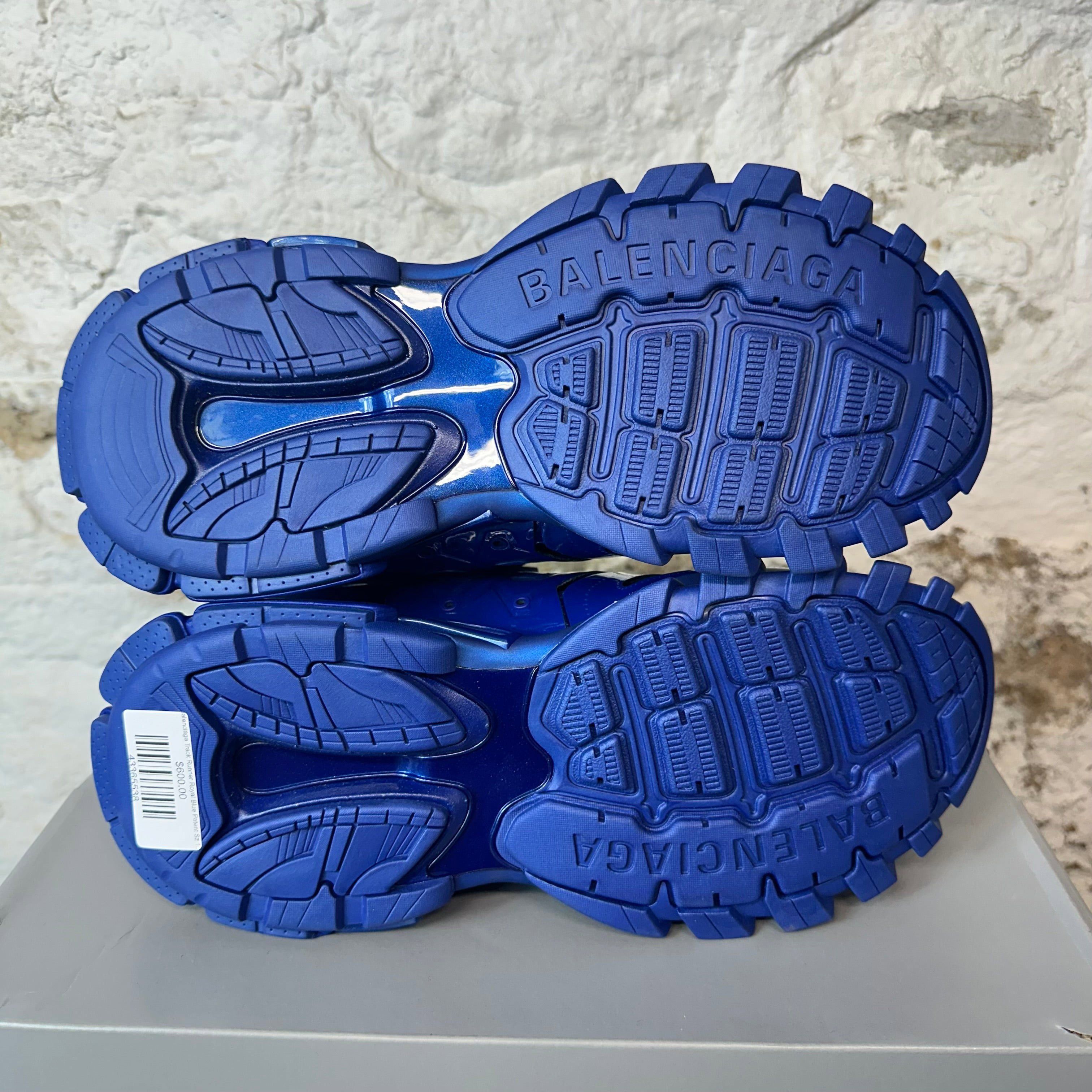 Balenciaga Balenciaga Track Runner Royal Blue Patent Sz 12 (45) NEW Size US 12 / EU 45 - 7 Thumbnail
