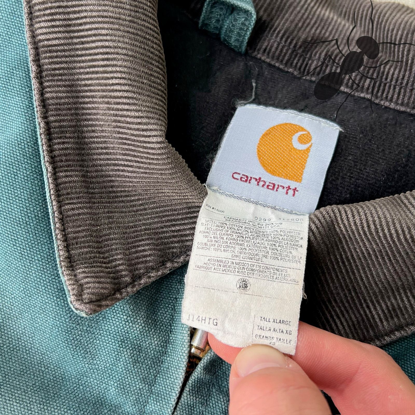 Carhartt × Vintage Carhartt J14 HTG green santa fe work wear jacket Size US XL / EU 56 / 4 - 7 Thumbnail