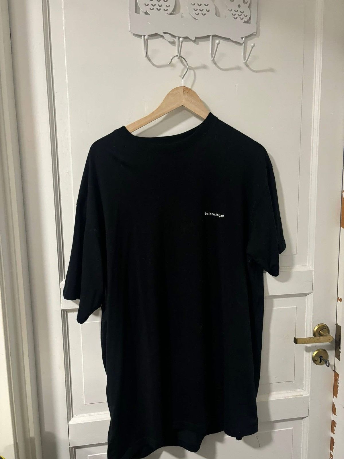 Balenciaga Small logo tee Size US XL / EU 56 / 4 - 4 Thumbnail