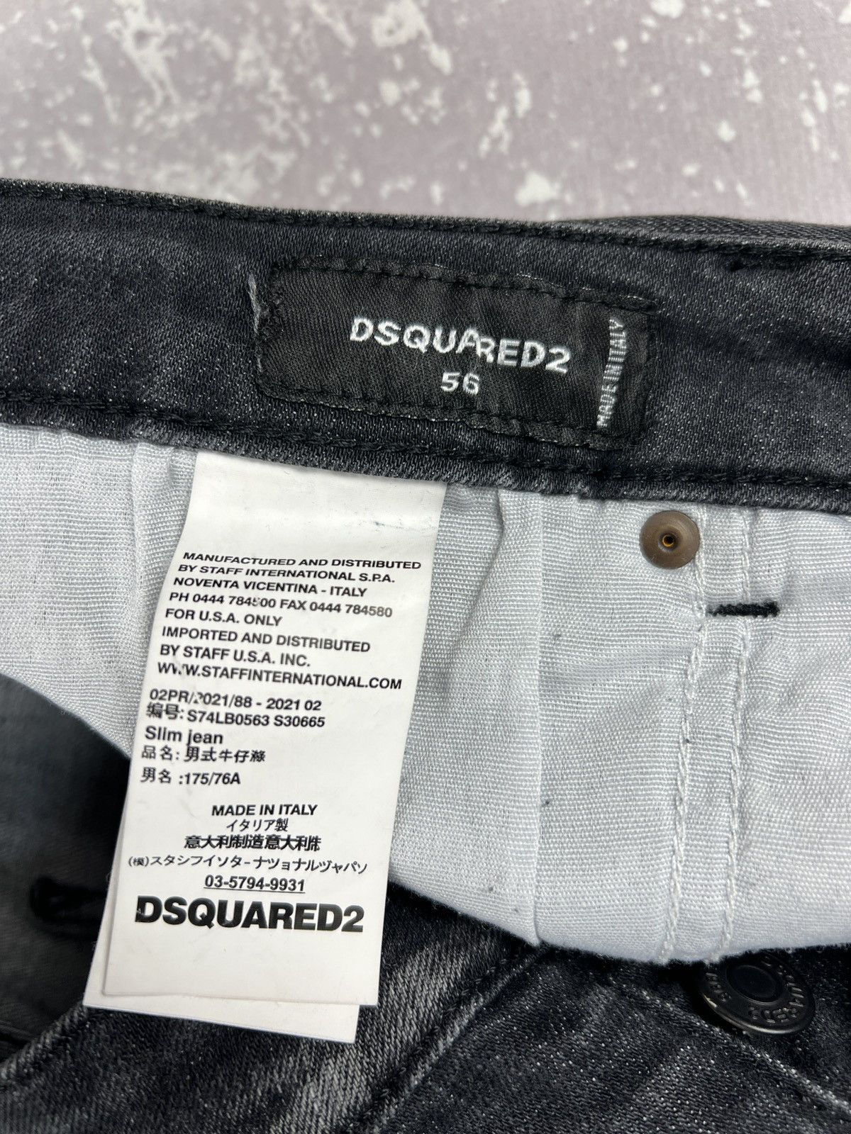 Dsquared2 Dsquared2 Distressed Painted Denim Jeans Gallery Depd Style Size US 36 / EU 52 - 8 Thumbnail