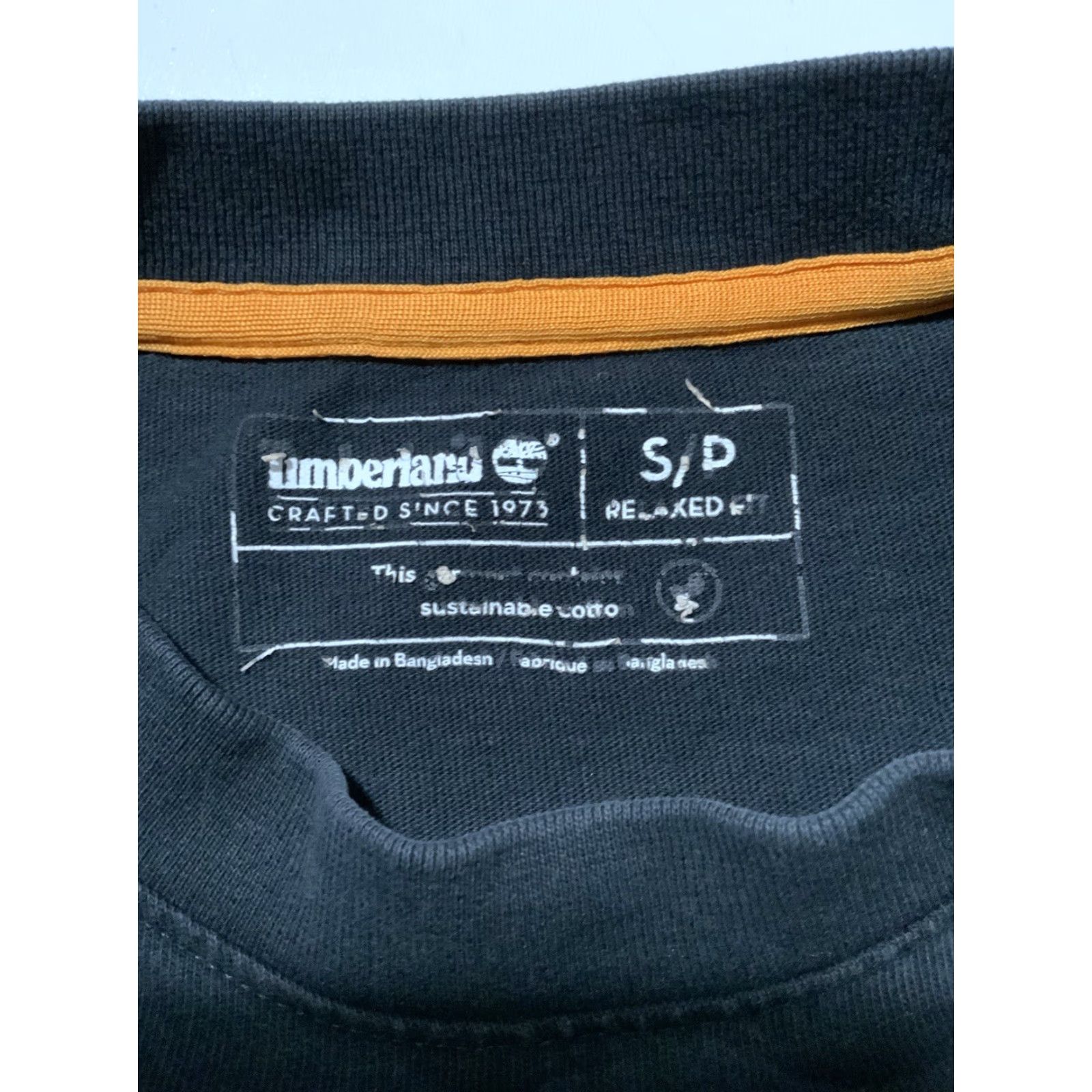 Timberland VINTAGE Timberland T-Shirt Boots Pocket Diagram Black Sz. S Mens Size US S / EU 44-46 / 1 - 6 Thumbnail
