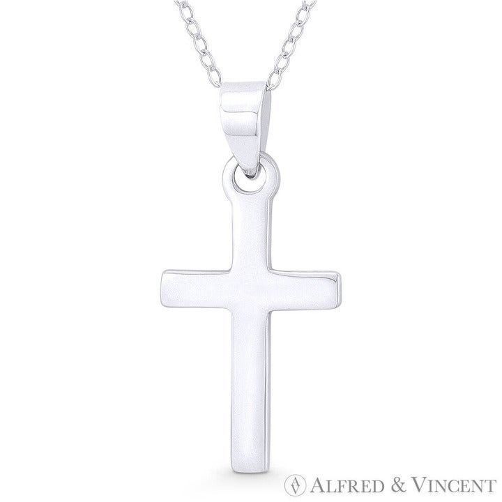 Other Flat Latin Cross 30x14.5mm Pendant in .925 Sterling Silver Size ONE SIZE - 1 Preview