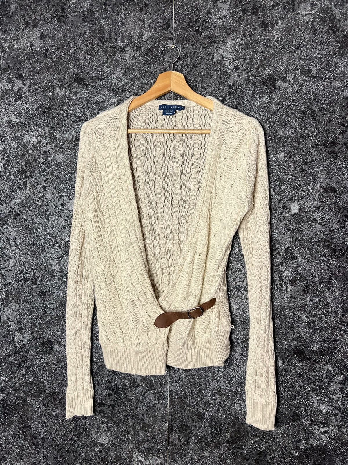 Polo Ralph Lauren × Ralph Lauren × Vintage Vintage Ralph Lauren Knitted Clasp Cardigan Sweater Size S Size S / US 4 / IT 40 - 1 Thumbnail