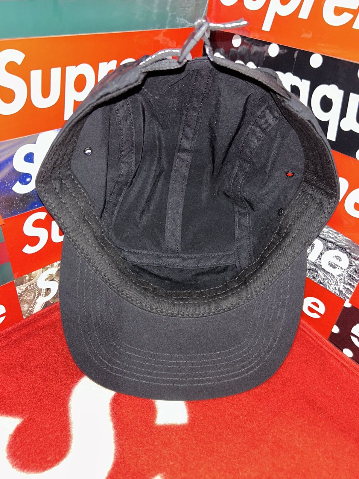 Supreme Supreme Holographic Logo Camp Cap Black SS19 NEW Size ONE SIZE - 5 Thumbnail