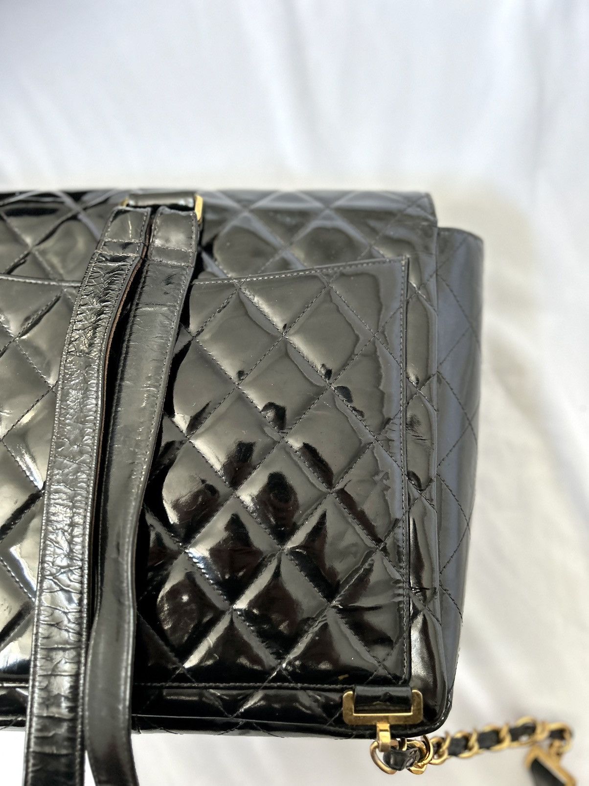 Chanel Chanel Patent Leather Backpack Size ONE SIZE - 12 Thumbnail