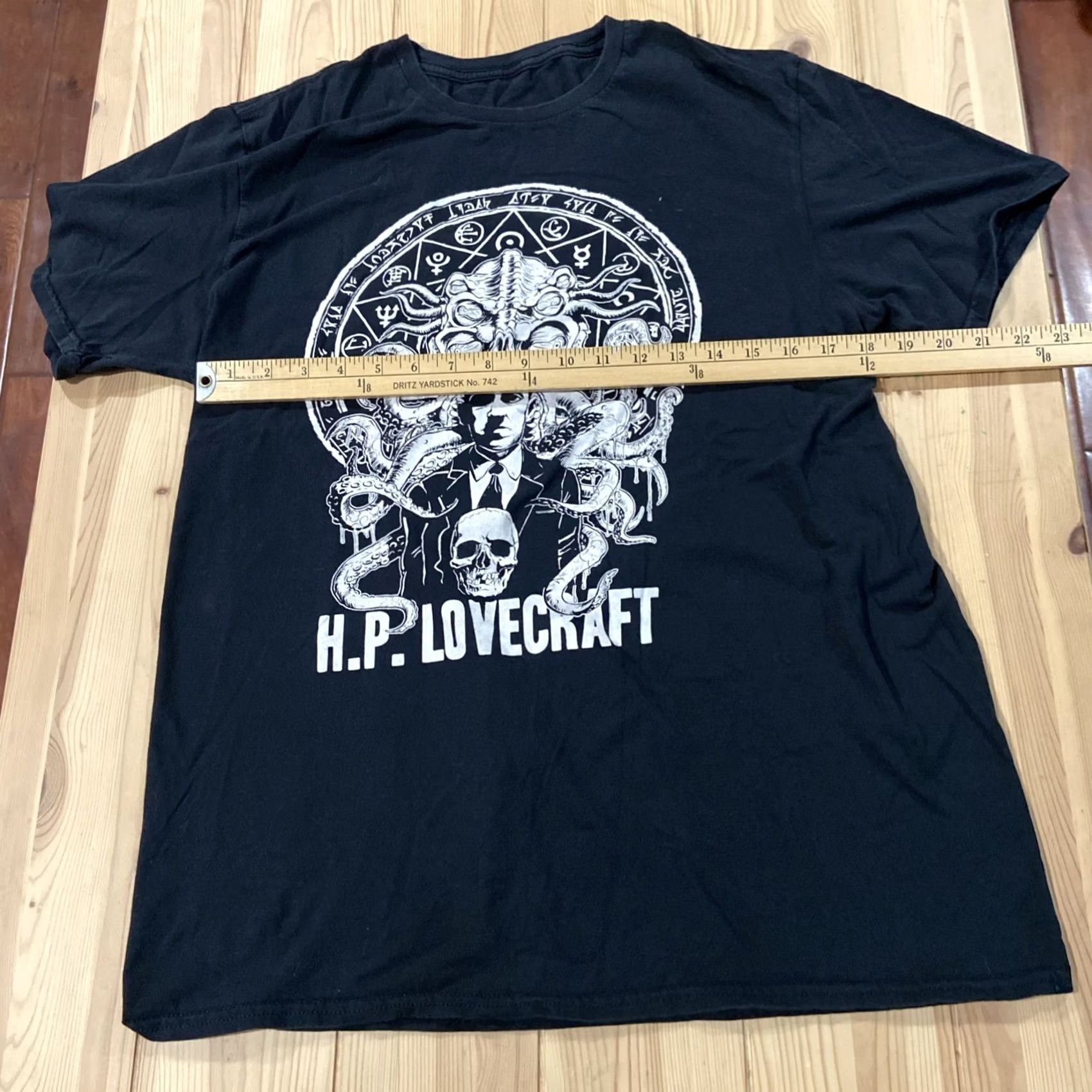 Vintage H.P. Lovecraft Cthulhu Black Medium Tshirt Black Occult Horror Shirt M Men Mens Size US M / EU 48-50 / 2 - 5 Thumbnail