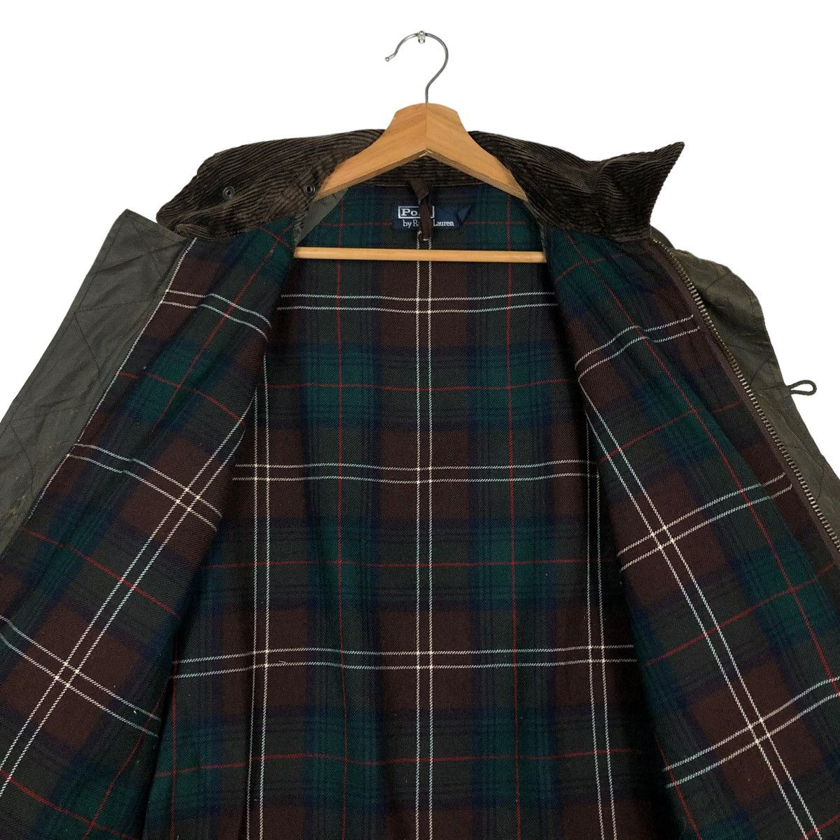 Polo Ralph Lauren VINTAGE HUNTING WAX JACKET BLANKET LINING POLO RALPH LAUREN Size US L / EU 52-54 / 3 - 14 Thumbnail