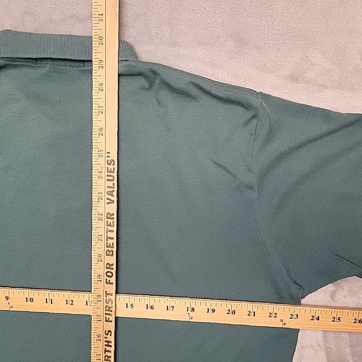 Ralph Lauren VINTAGE Polo Ralph Lauren Shirt Mens L Green Solid 100% Cotton Preppy Casual Size US L / EU 52-54 / 3 - 6 Thumbnail