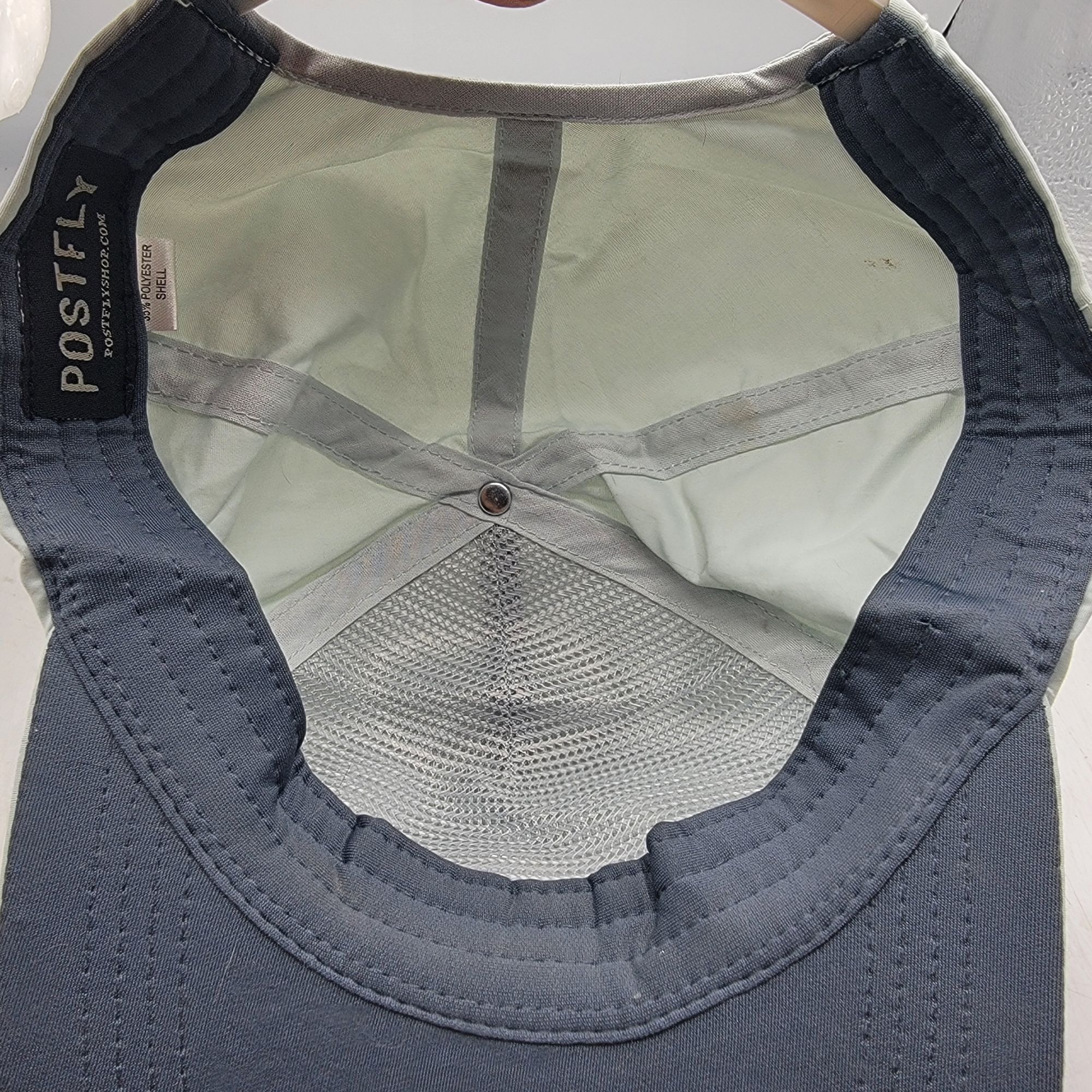 Other Postfly The Wade Mens Light Gray Adjustable Hat Cap Fish Pat Size ONE SIZE - 8 Thumbnail