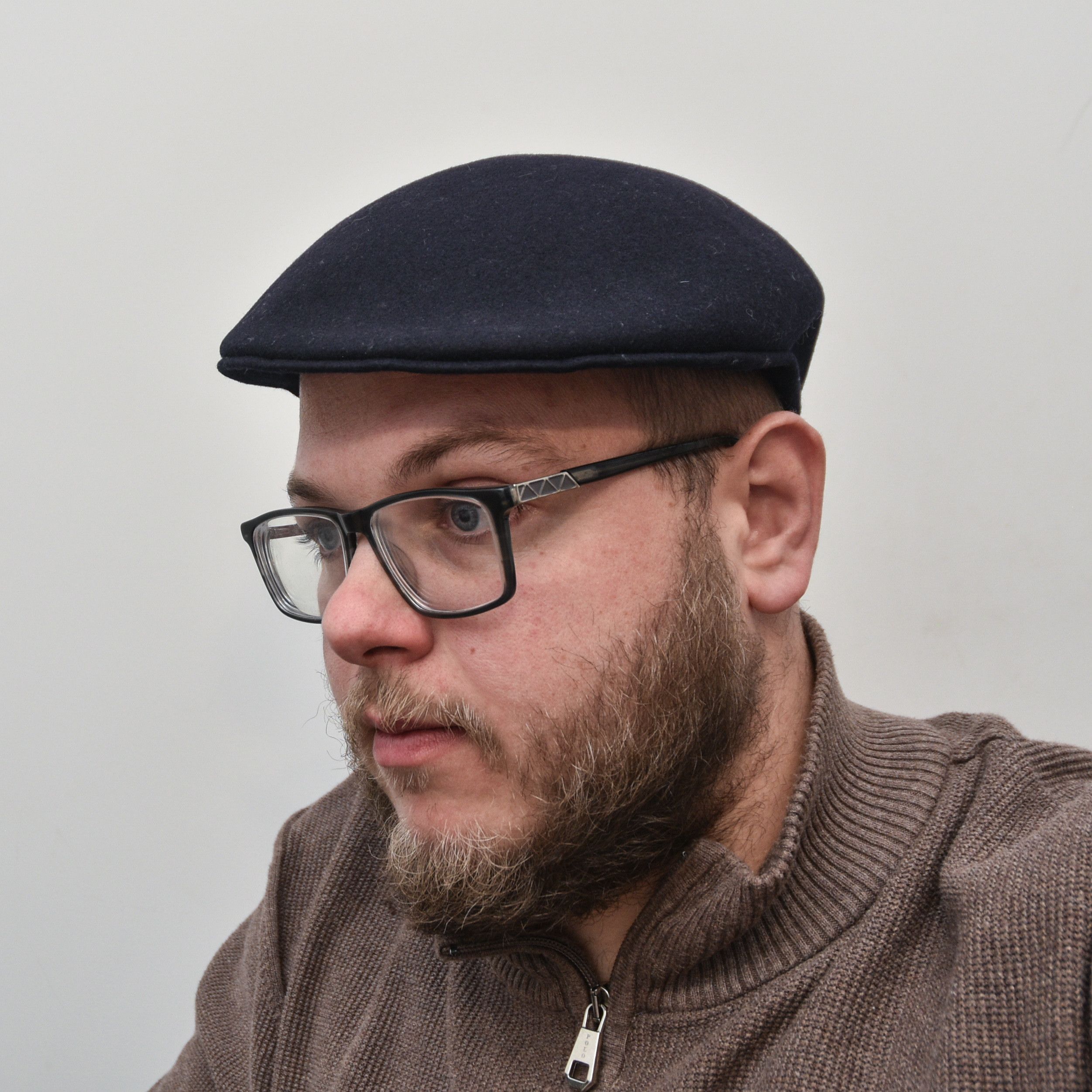 Alexander Olch Alexandre Made in Italy Wool Felt Flat Cap Driving Ivy Hat Size ONE SIZE - 2 Thumbnail