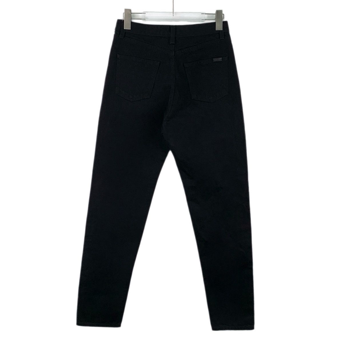 Saint Laurent Paris Saint Laurent Black Cotton Casual Pants K26WX Size 27" / US 4 / IT 40 - 2 Thumbnail