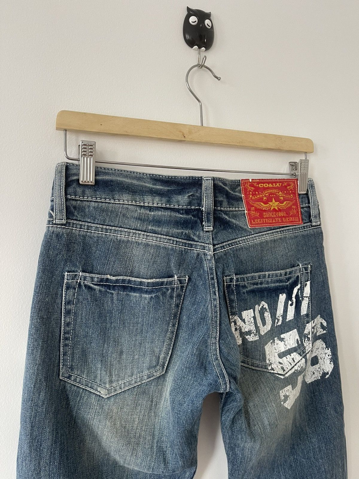 Japanese Brand Rare Vintage CO & LU Spell Out Paint Splatter Style Size US 28 / EU 44 - 12 Thumbnail