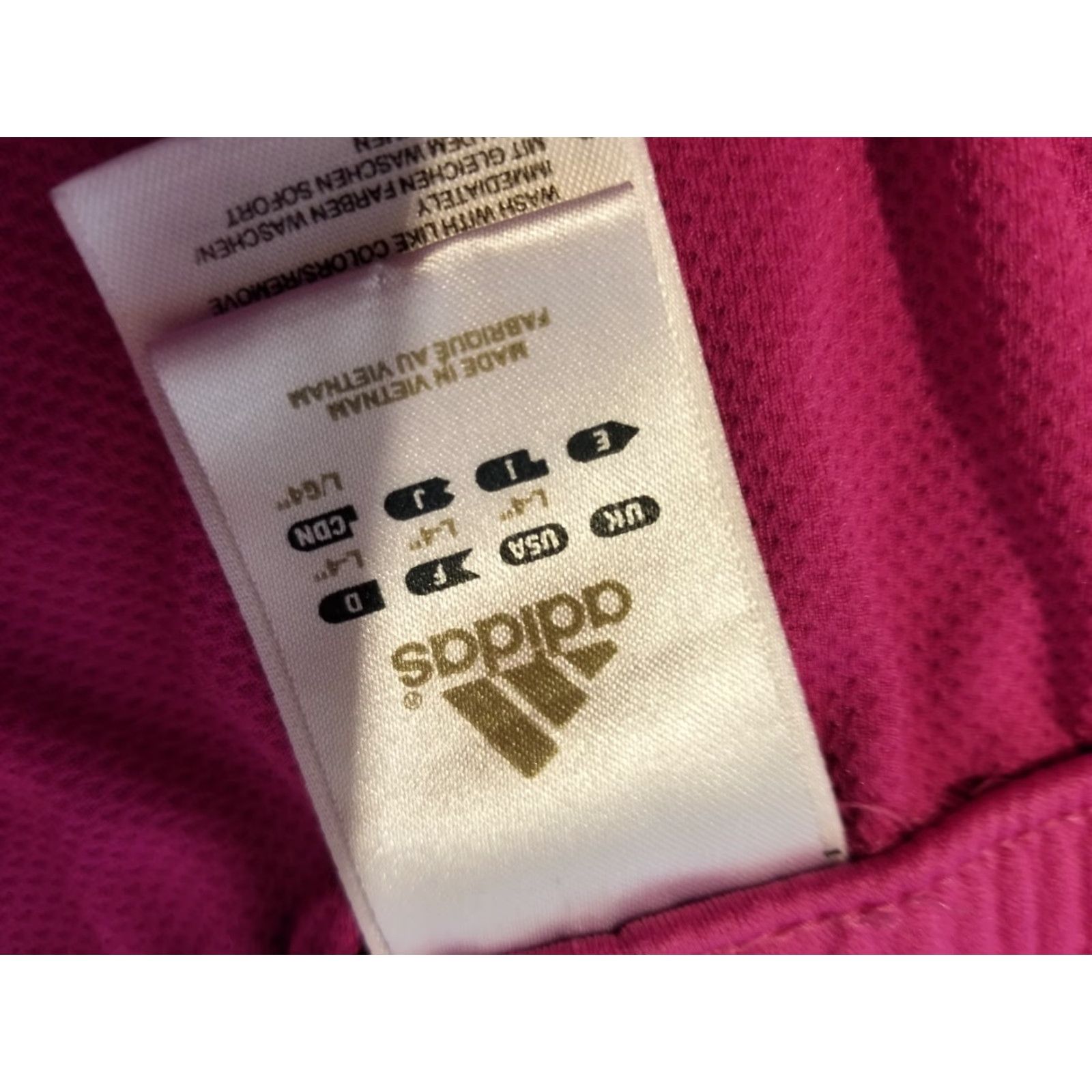 Adidas Womens adidas Shorts L Large Purple Athletic Gym Workout Size 36" / US 14 / IT 50 - 3 Thumbnail