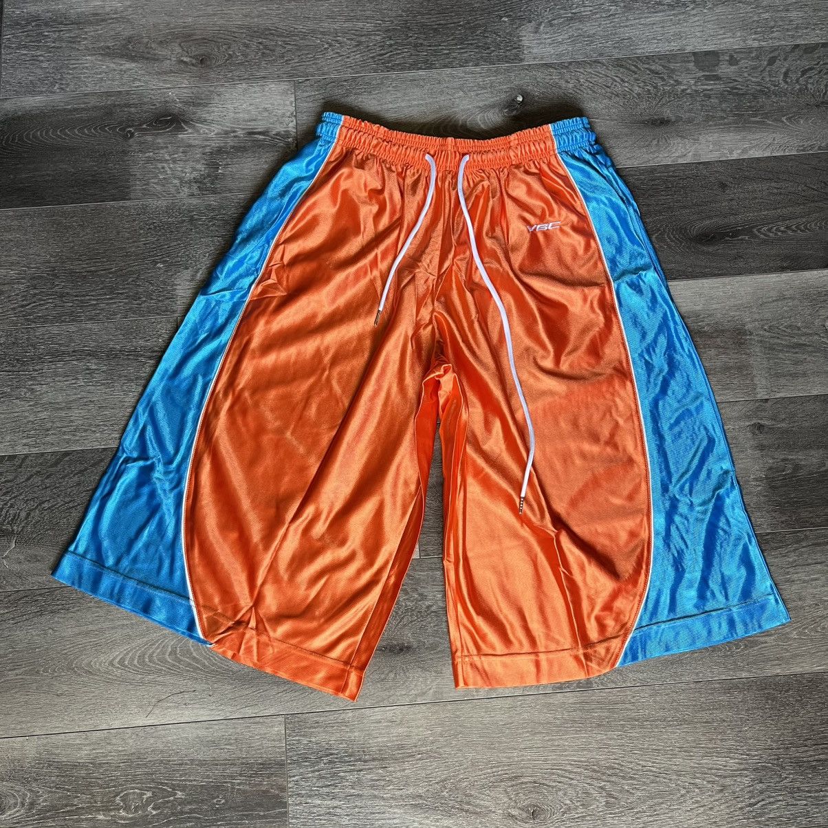 Other Vincent Boily-Chatelain Baggy Bball Shorts Orange Blue Size US 32 / EU 48 - 1 Thumbnail