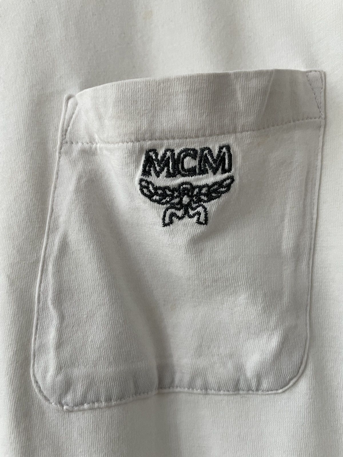 Essentials × MCM × Vintage Vintage MCM Essentials Pocket T-Shirt Size US M / EU 48-50 / 2 - 3 Thumbnail
