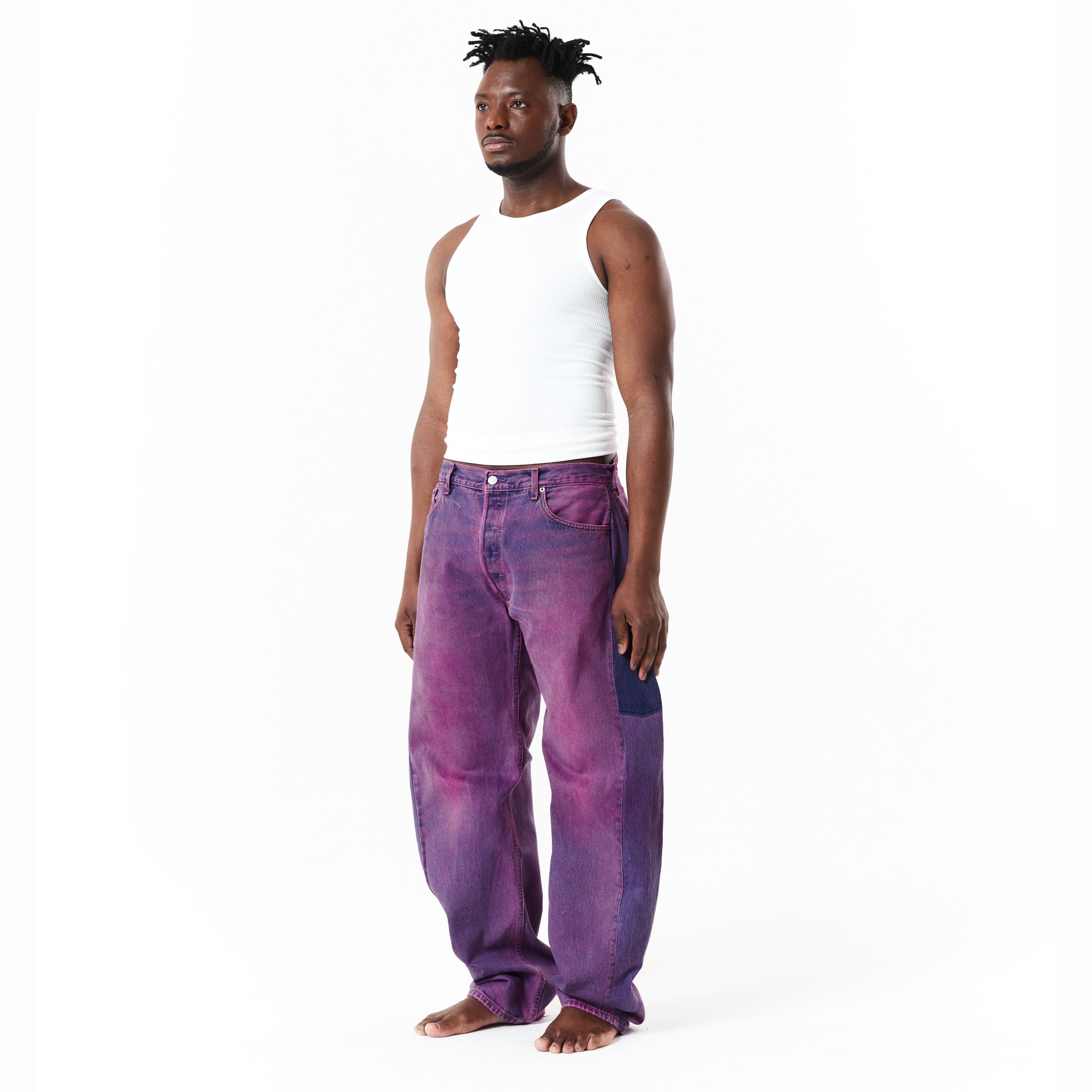 Japanese Brand × Levi's × Vintage REPEAT PLUS 002 Dirty Pink 32 size (RP002P3201) Size US 32 / EU 48 - 7 Thumbnail