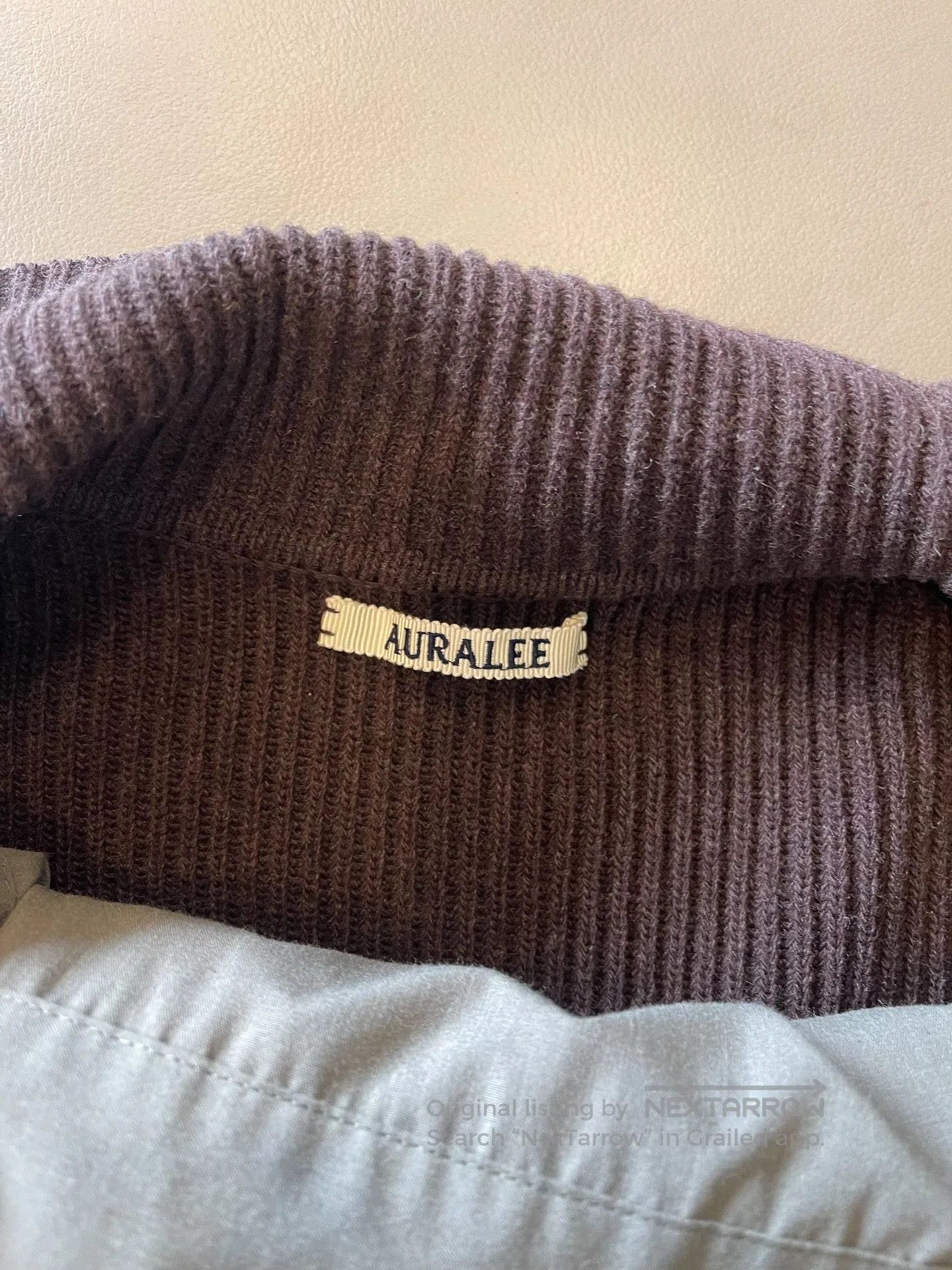 Auralee AURALEE Super Fine Wool Toggle Cardigan. Size US L / EU 52-54 / 3 - 6 Thumbnail
