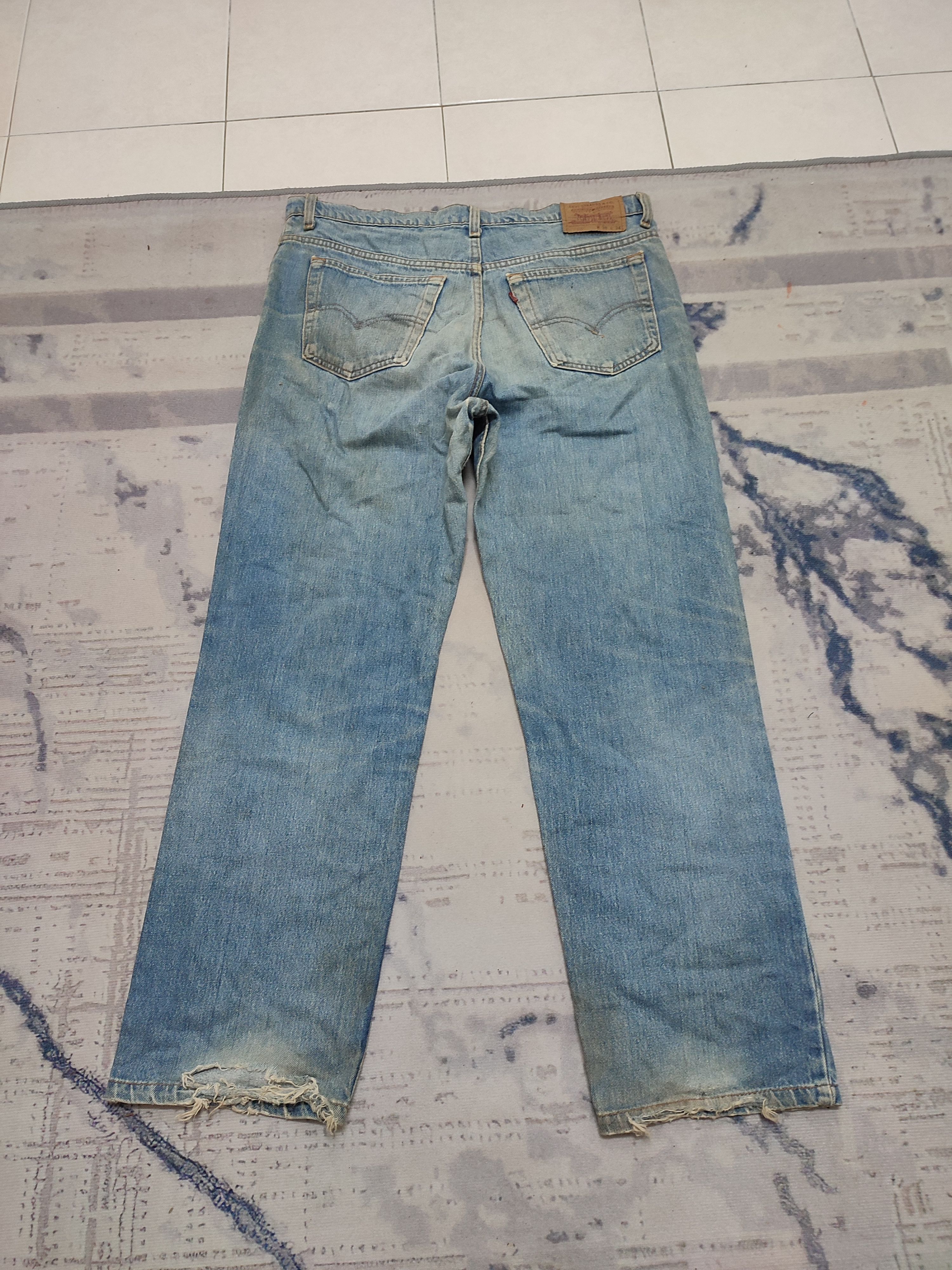 Levi's 90s Levi's Button 501 Distressed Denim Size US 36 / EU 52 - 14 Thumbnail