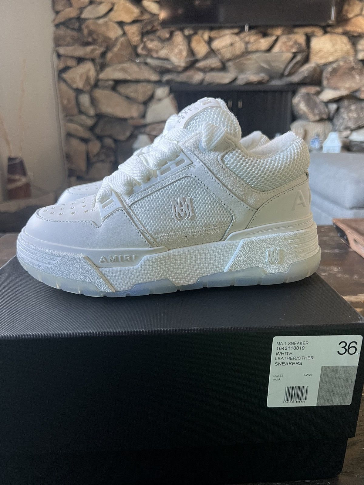 Amiri Amiri MA-1 white sneakers Size US 6 / IT 36 - 7 Thumbnail