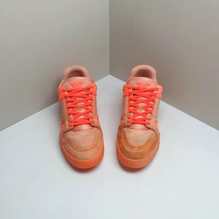 Louis Vuitton Virgil Abloh x Louis Vuitton Stylish Orange Trainers -2508 Size US 8 / EU 41 - 2 Thumbnail