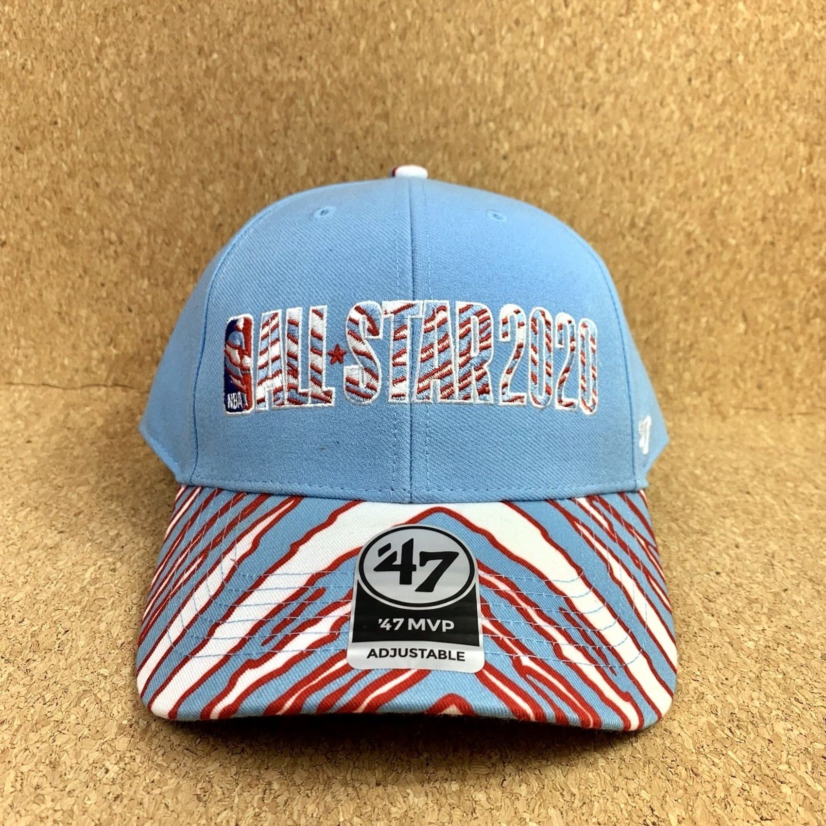 New Era NBA All Stars Chicago 2020 Cap Hat Blue/Red Camo New Era Snapback NWT Size ONE SIZE - 2 Thumbnail
