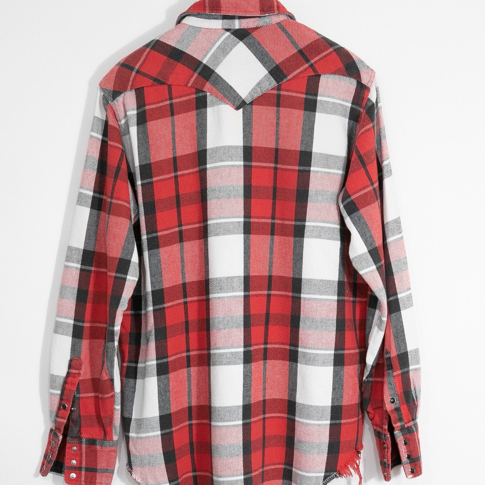 Vintage × Wrangler Vintage Wrangler Flannel Pearl Snap Button Up Shirt 17.5 Size US XL / EU 56 / 4 - 6 Thumbnail