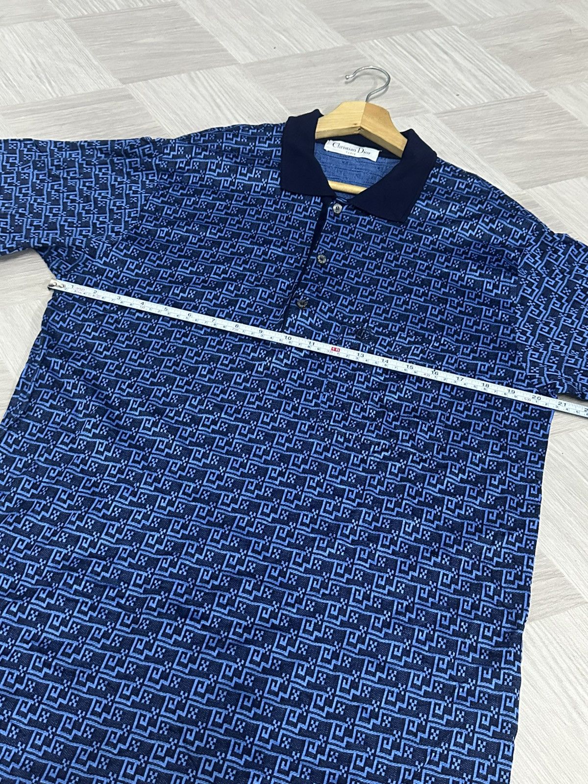 Dior Vintage Christian Dior Paris Monogram Polos Tee Size US M / EU 48-50 / 2 - 21 Thumbnail