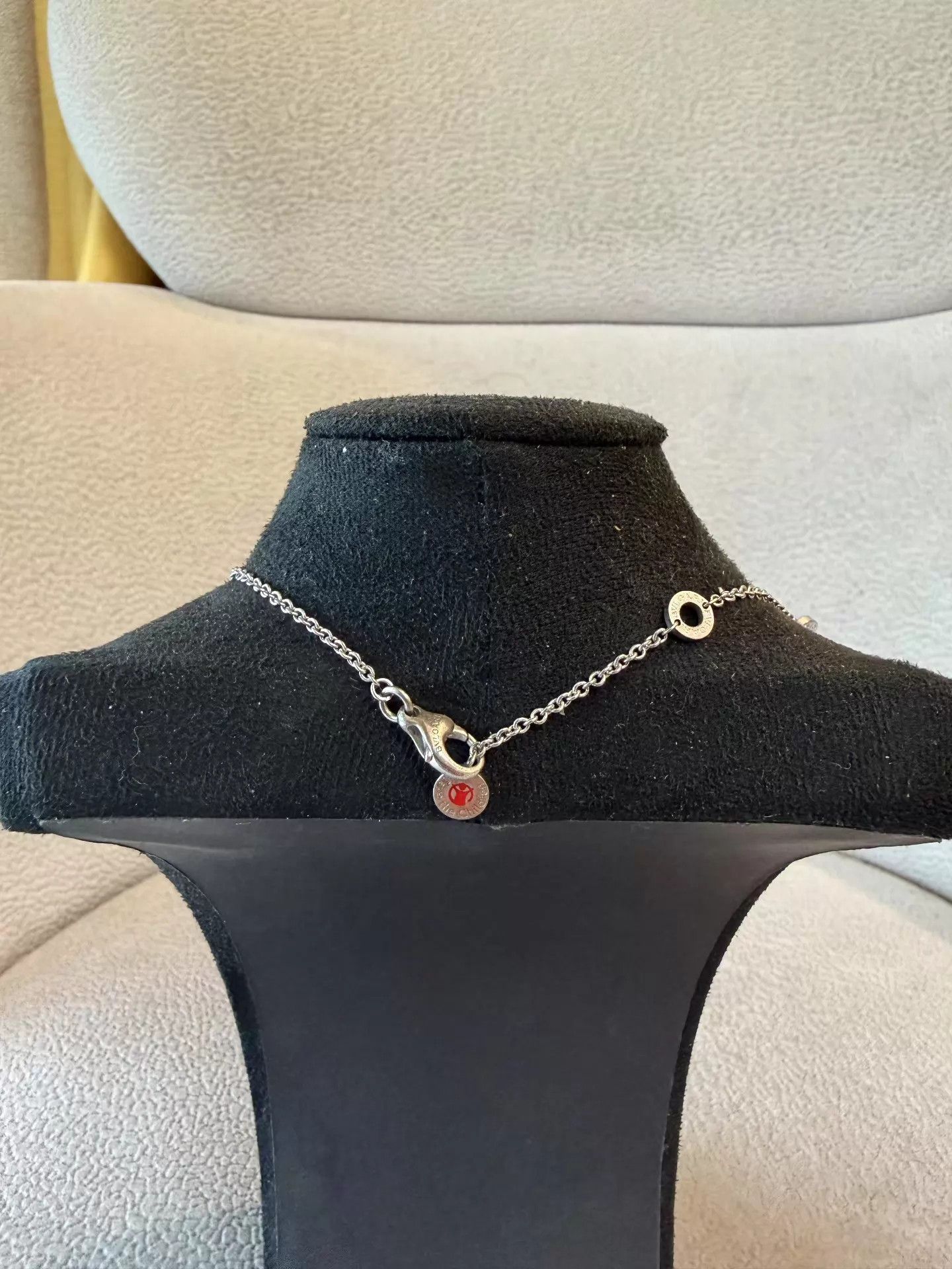 Bvlgari BVLGARI Charity 925 Silver 3-Ring 45cm Necklace 98 New Size ONE SIZE - 2 Thumbnail