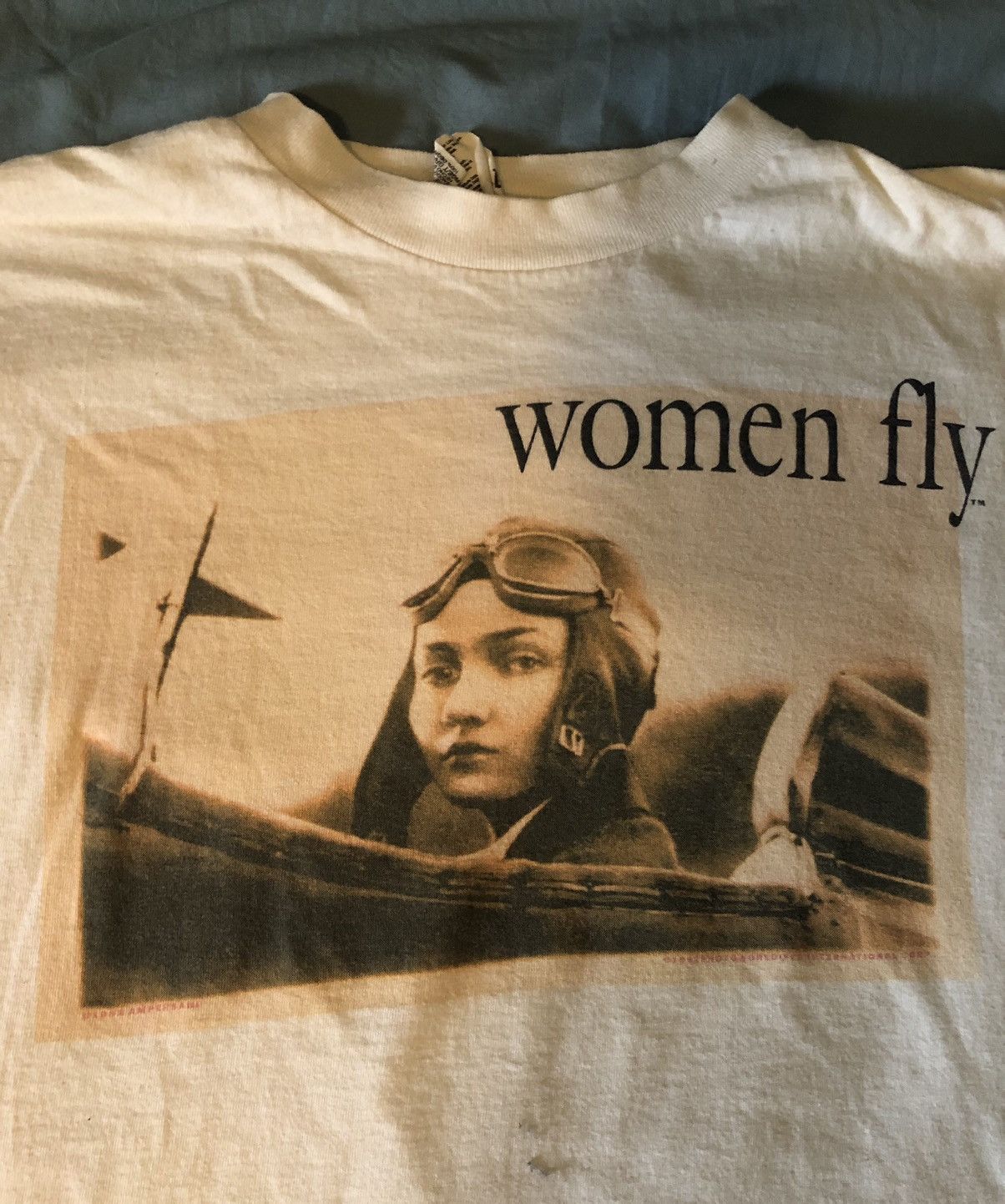 Vintage Vintage Women Fly tee Size US XL / EU 56 / 4 - 2 Thumbnail