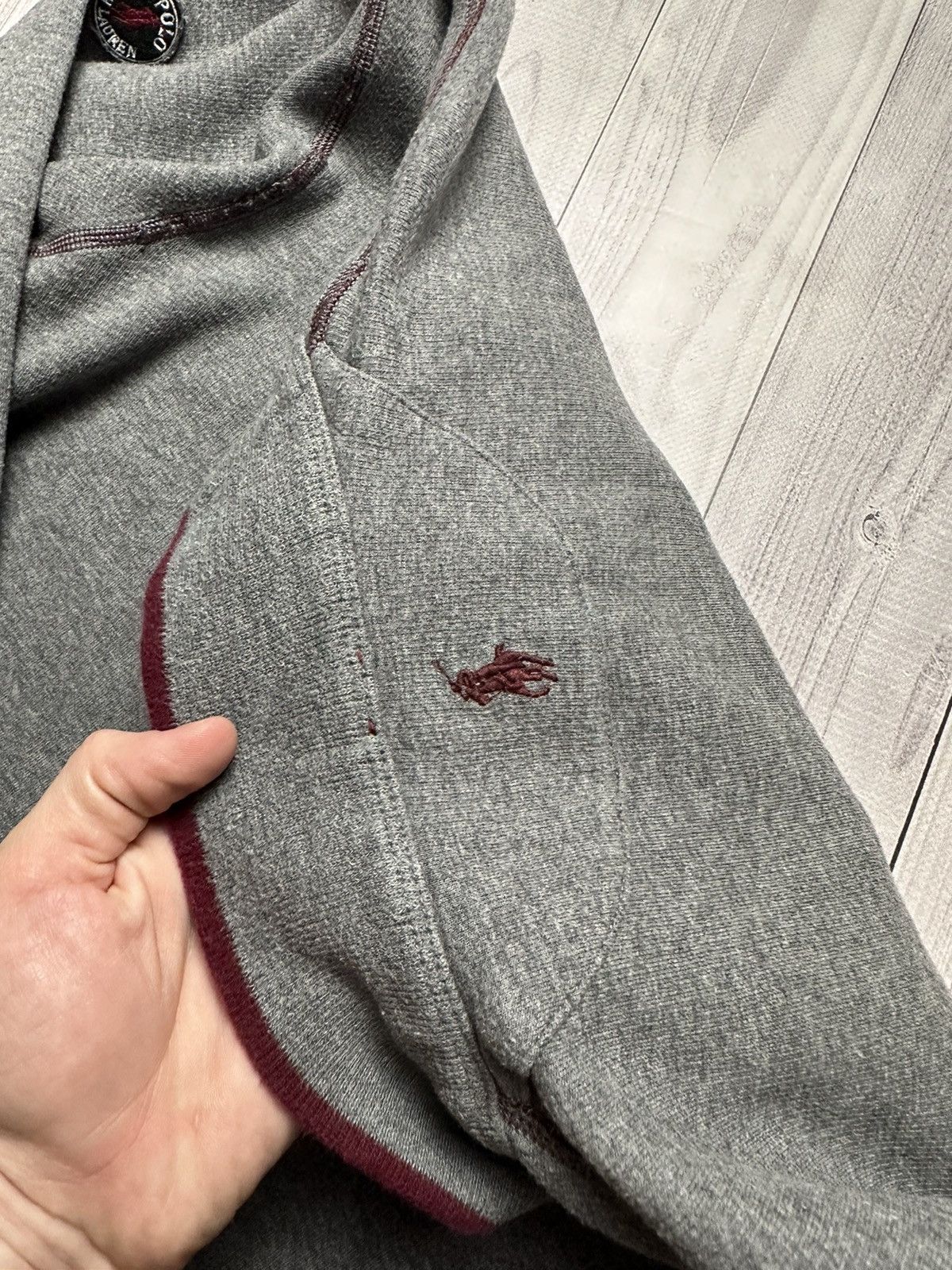 Vintage Vintage Polo Ralph Lauren sweater reversible logo rare Large Size US L / EU 52-54 / 3 - 11 Thumbnail