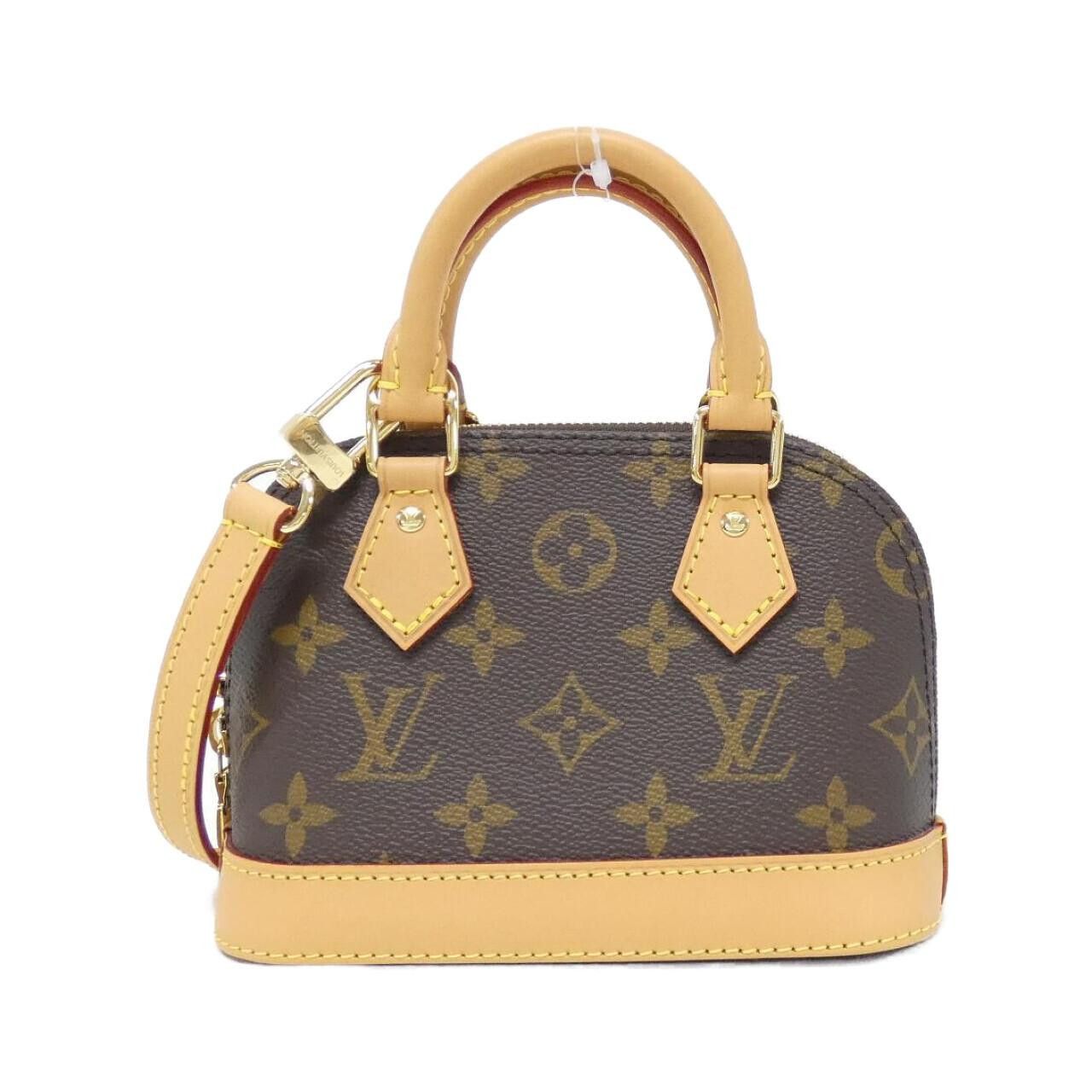 Louis Vuitton Louis Vuitton Louis Vuitton Nano Alma Monogram Coated Canvas Bag Textile Crossbody Bag M82717 DUTY FREE for USA Size ONE SIZE - 1 Thumbnail