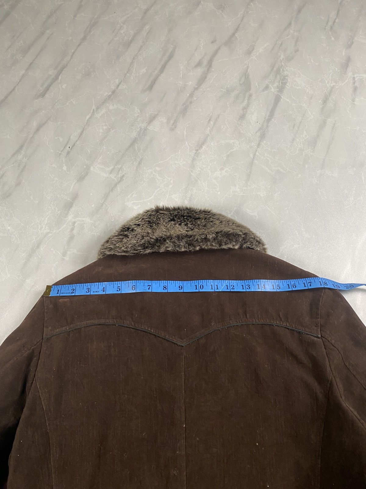 Pazzo Vintage Pazzo Denim Store Fur Collar Suede Long Jacket Size US M / EU 48-50 / 2 - 13 Thumbnail