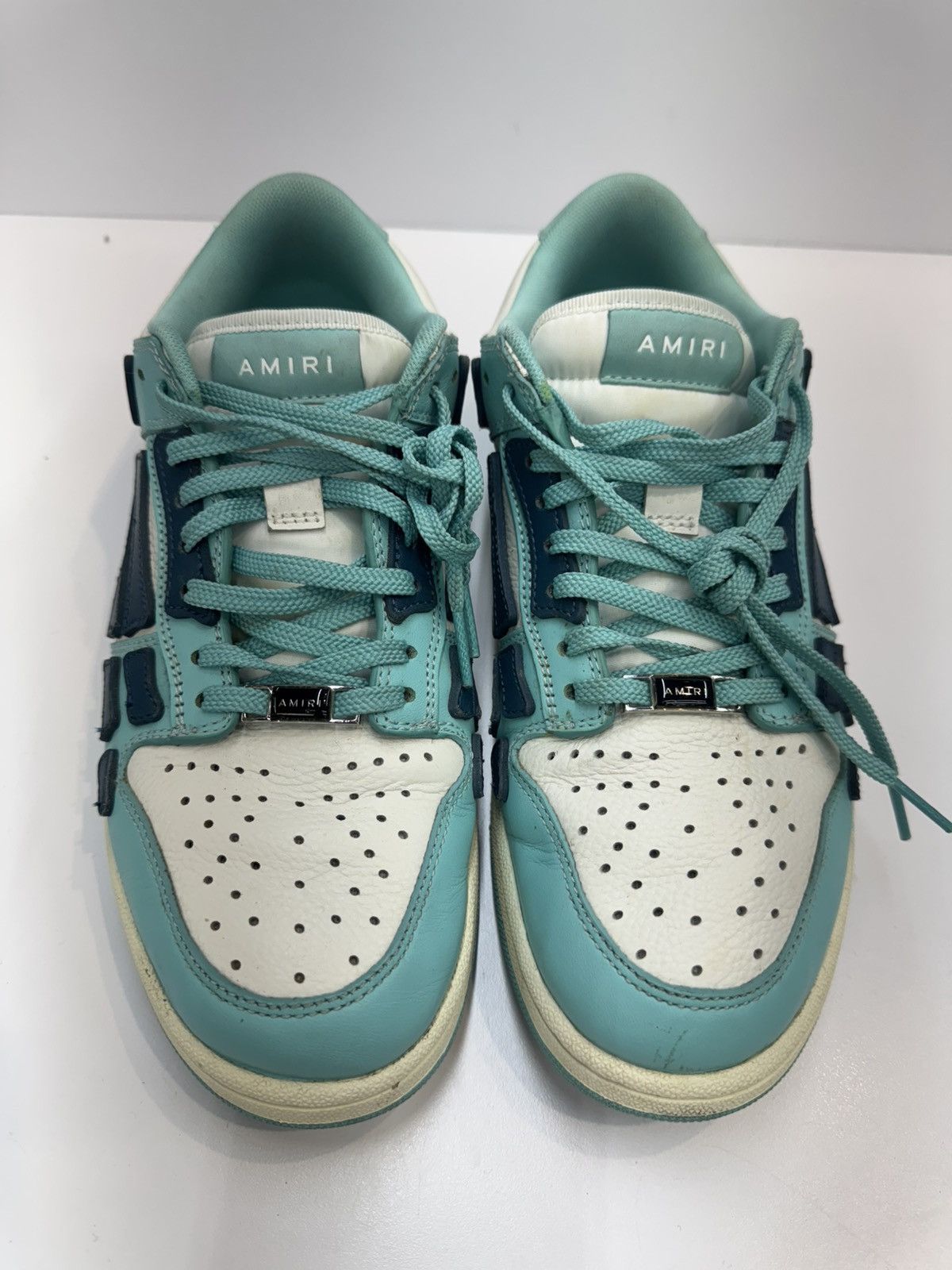 Amiri Amiri Skeleton Blue Gradient Low Top Sneaker Size US 9 / EU 42 - 7 Thumbnail